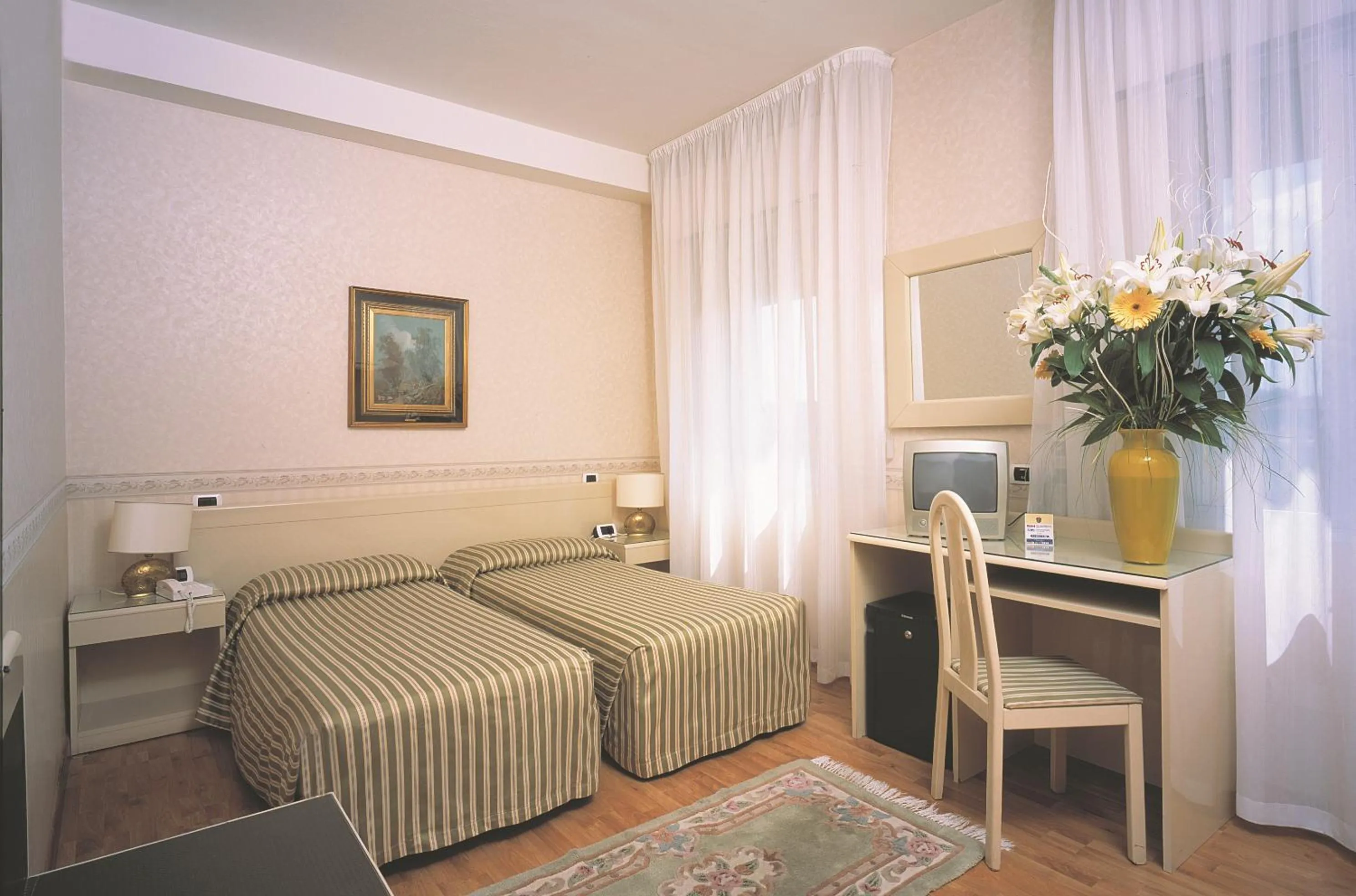 Bed in Hotel Lugano Torretta
