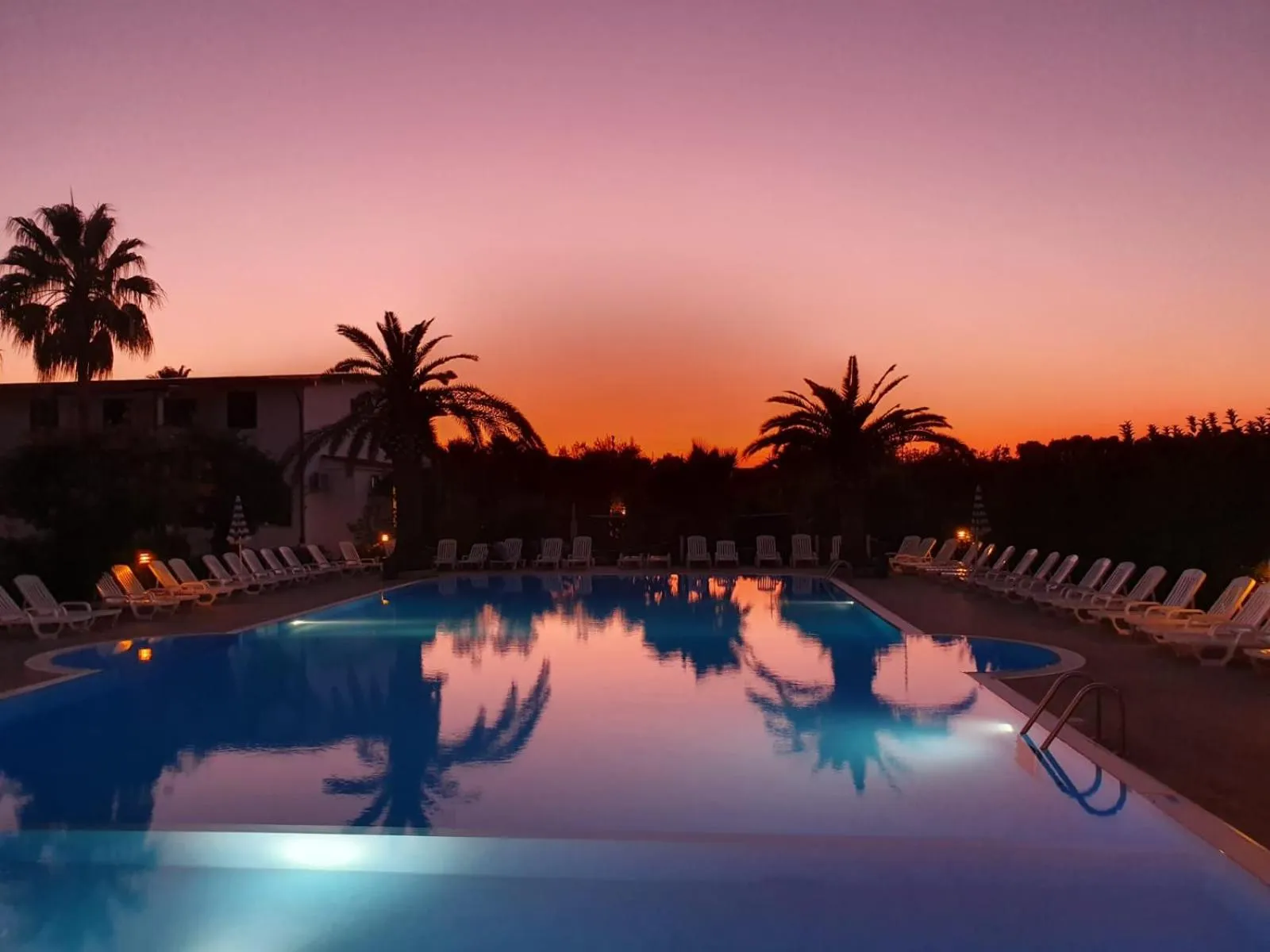 Sunset in Villaggio Alba Chiara