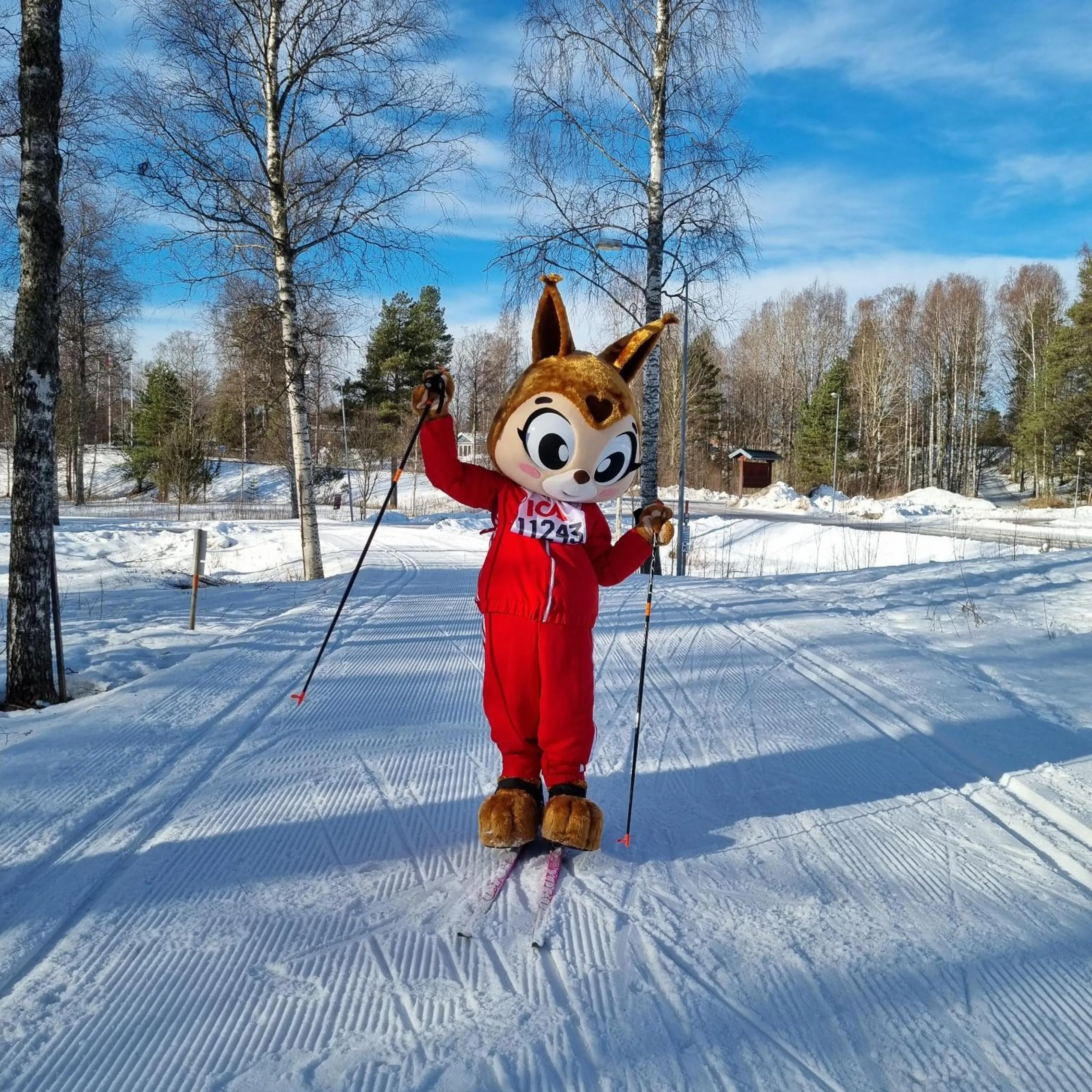 Skiing in First Camp Moraparken - Dalarna