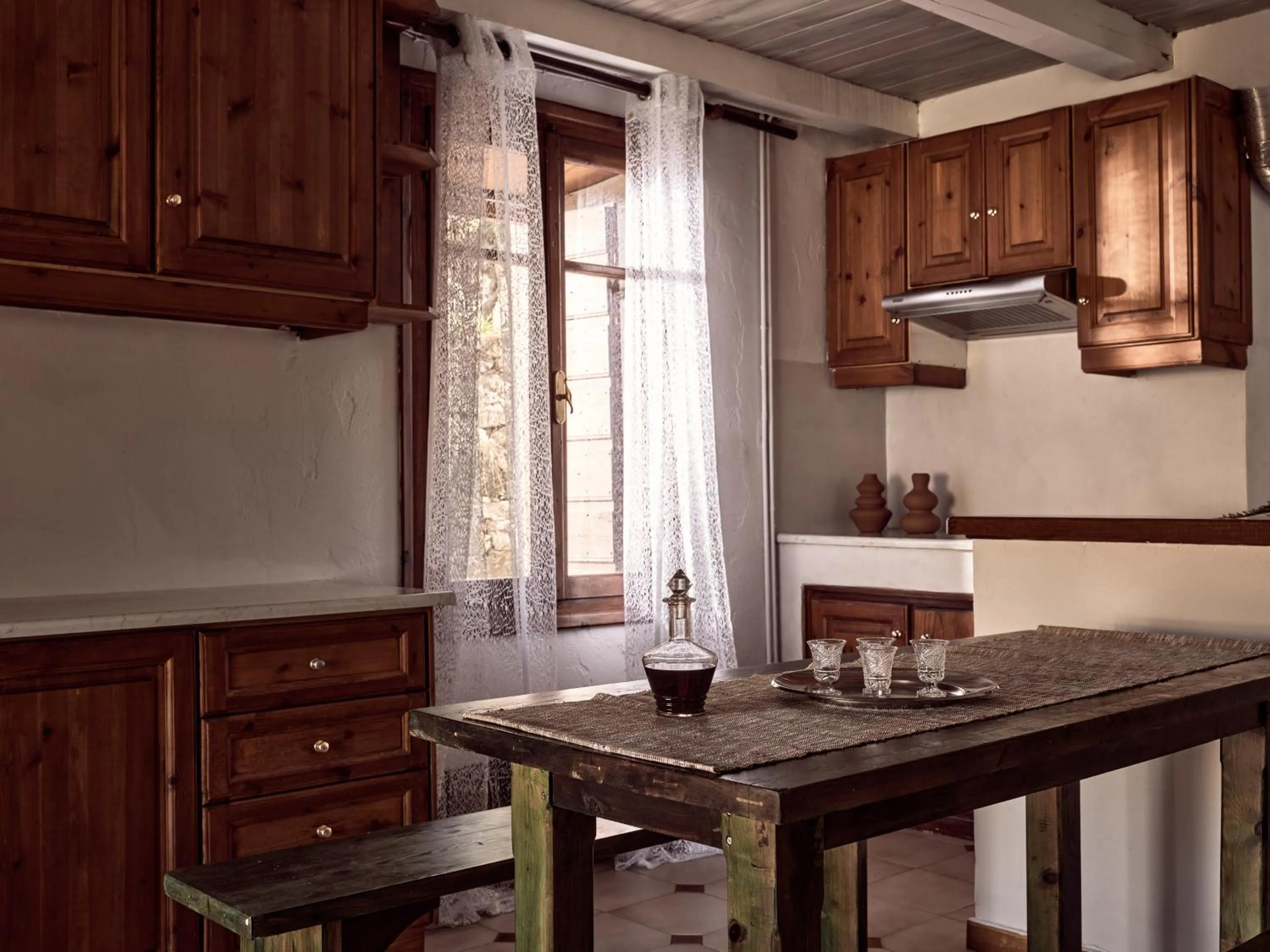 Kitchen or kitchenette in Razis Apartments