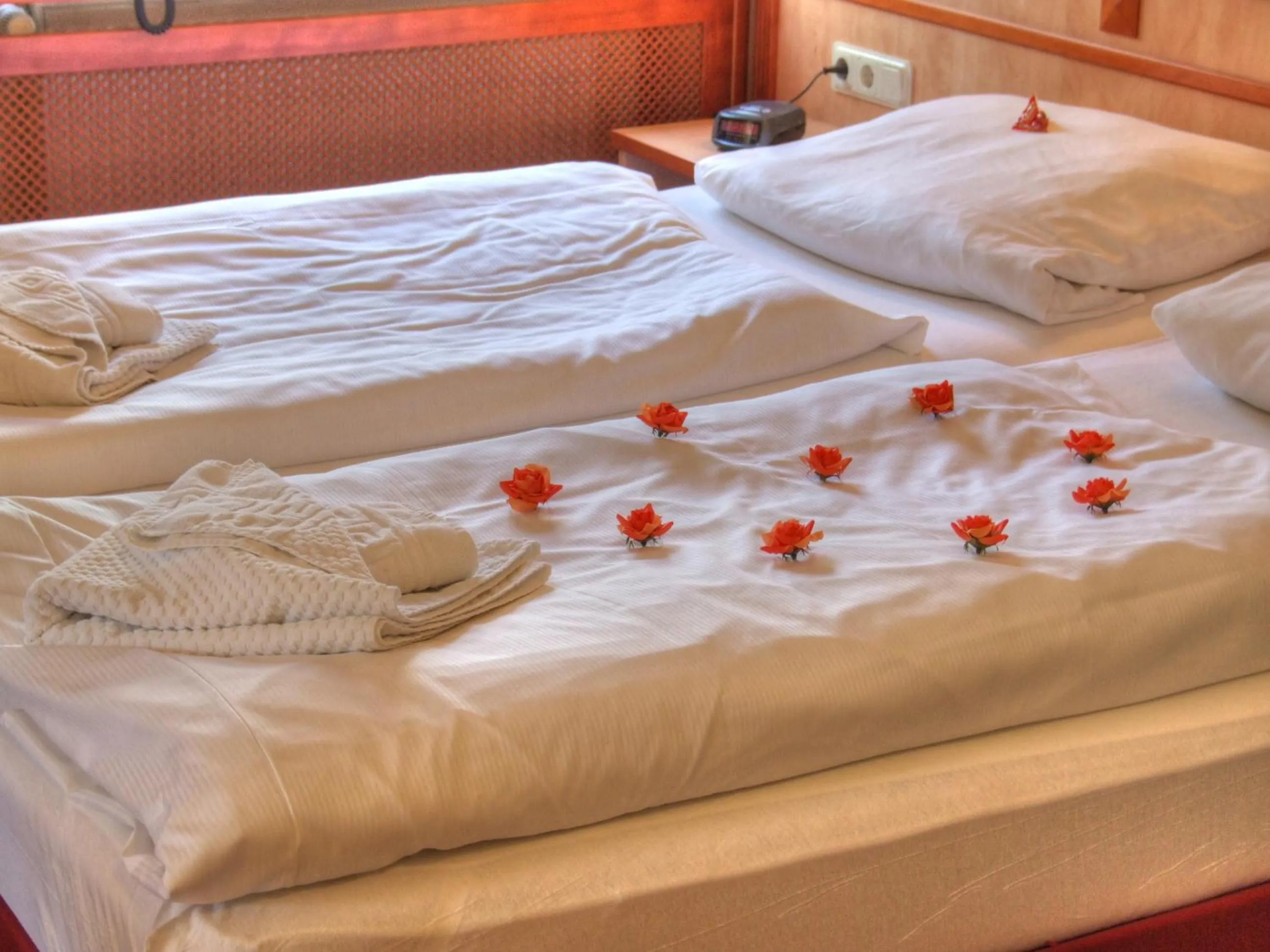 Bed in Vogel Hotel & Appartements