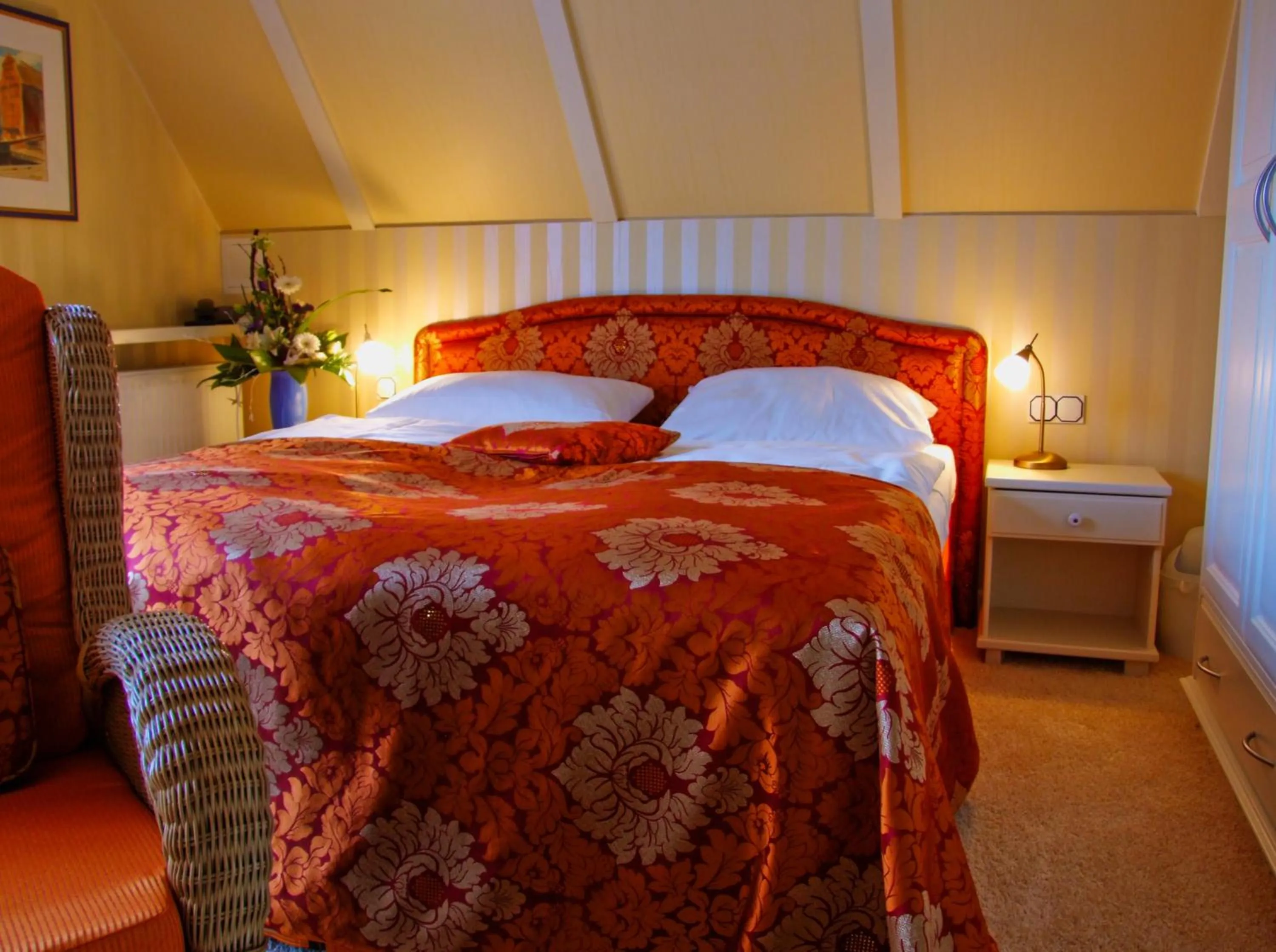 Bed in Vogel Hotel & Appartements