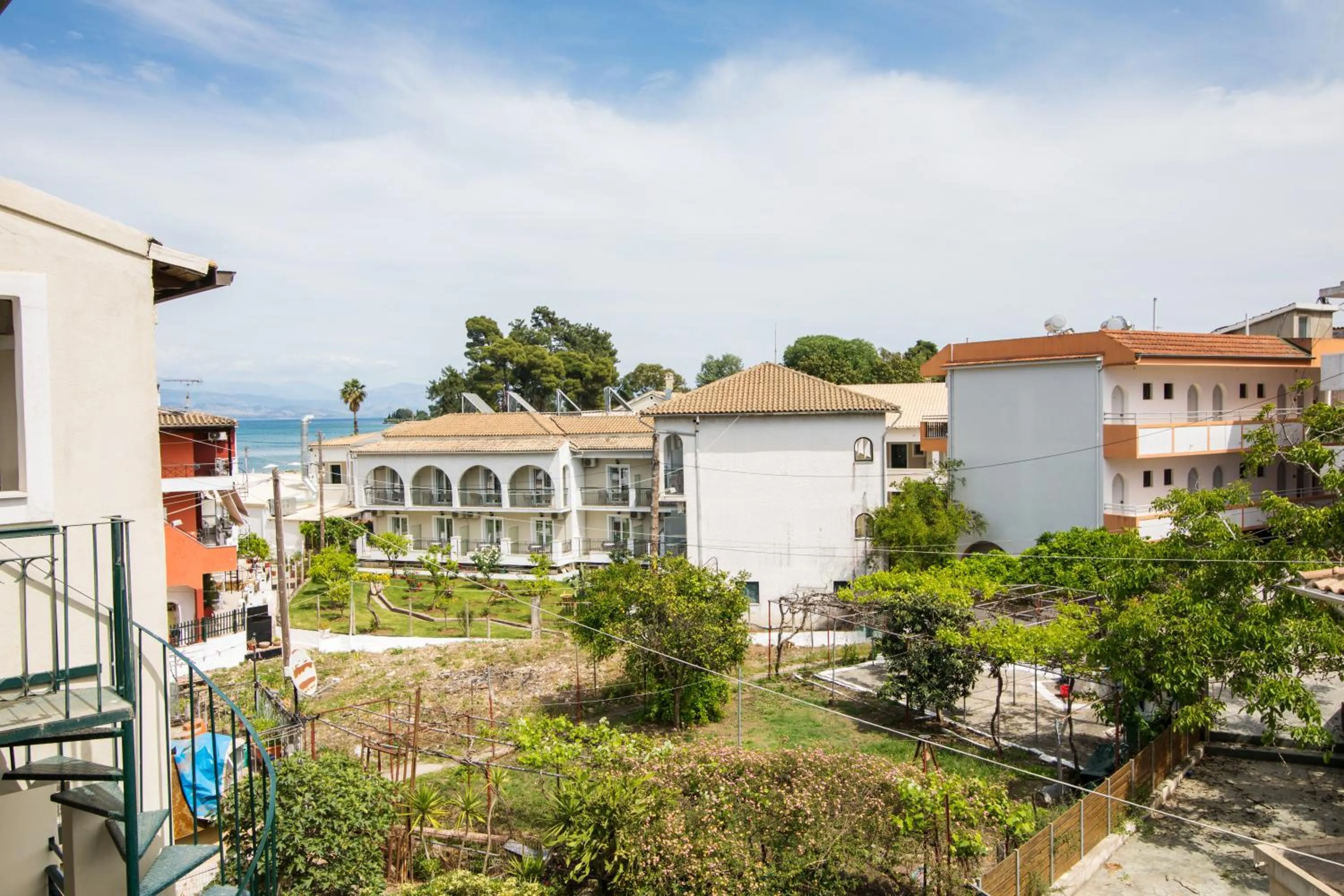 Garden view in OPERA BLUE Hotel Gouvia Corfu