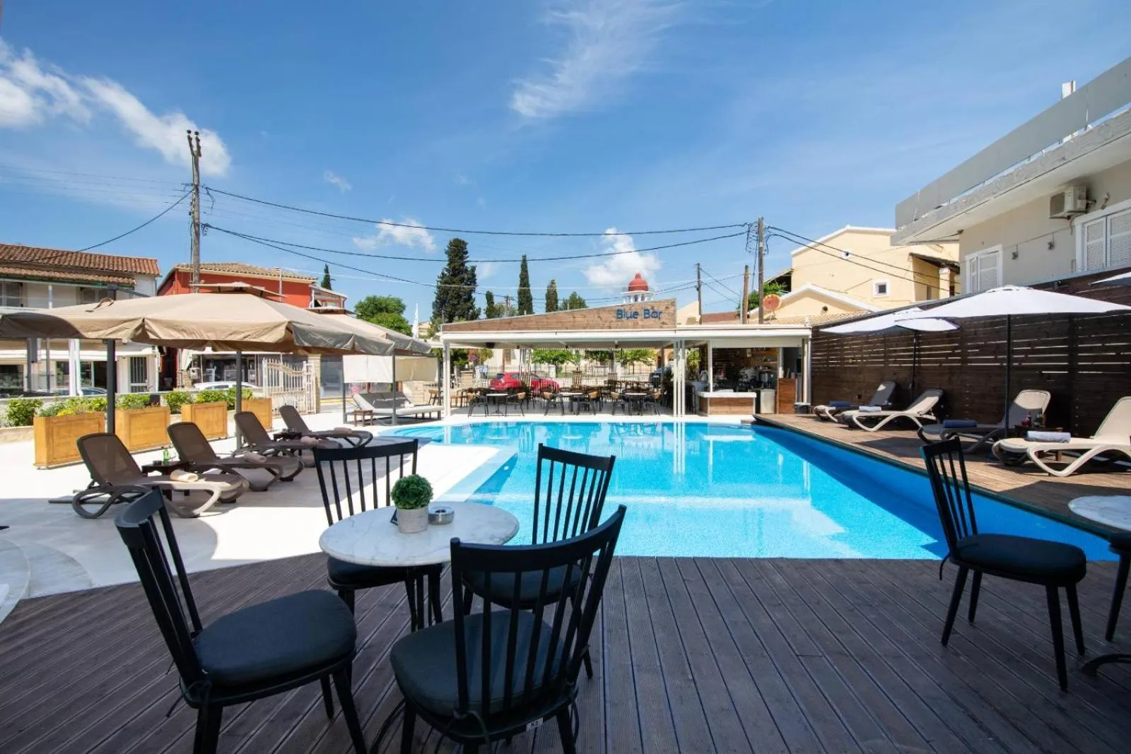 Swimming pool in OPERA BLUE Hotel Gouvia Corfu
