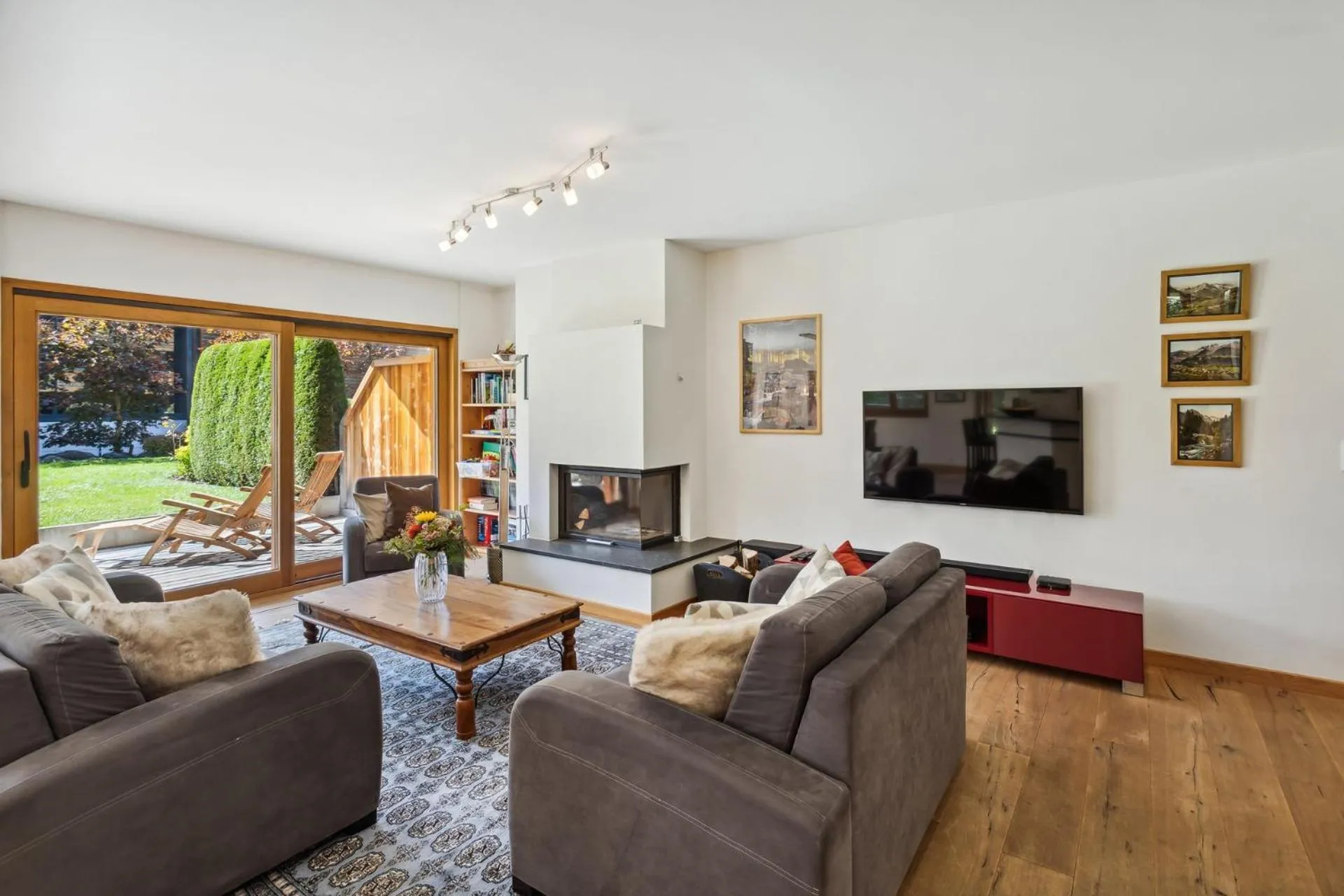 Living room in The Lodge by Mrs Miggins