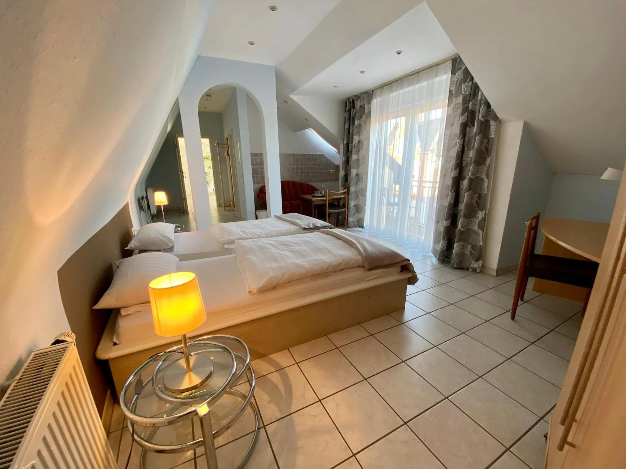 Bed in Hotel Hilgers