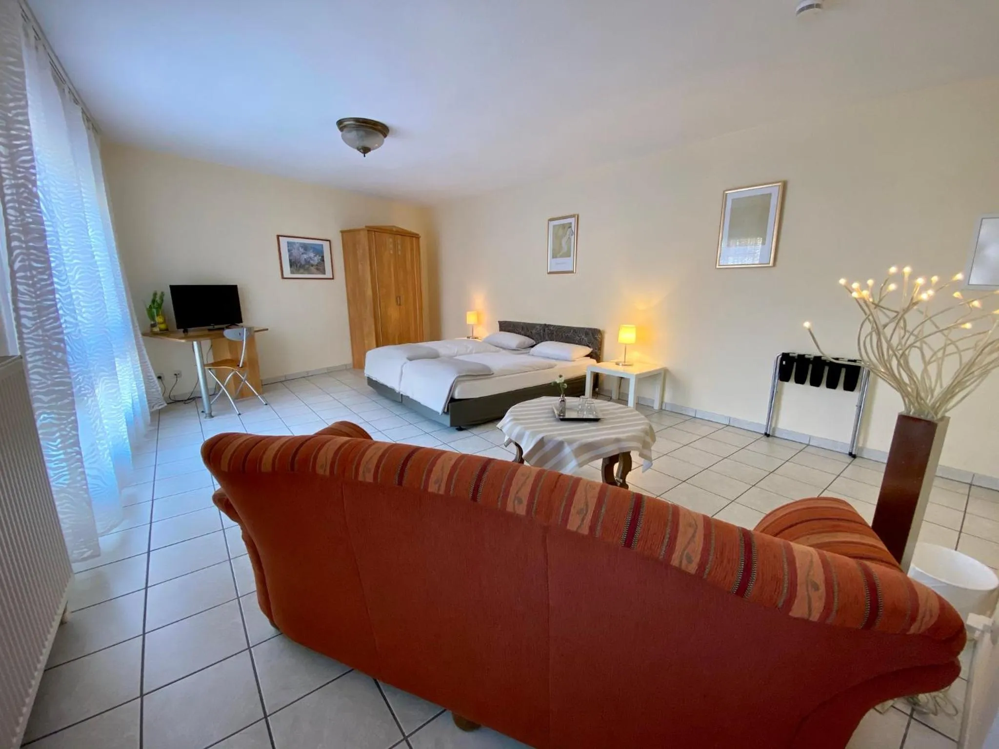 Bed in Hotel Hilgers