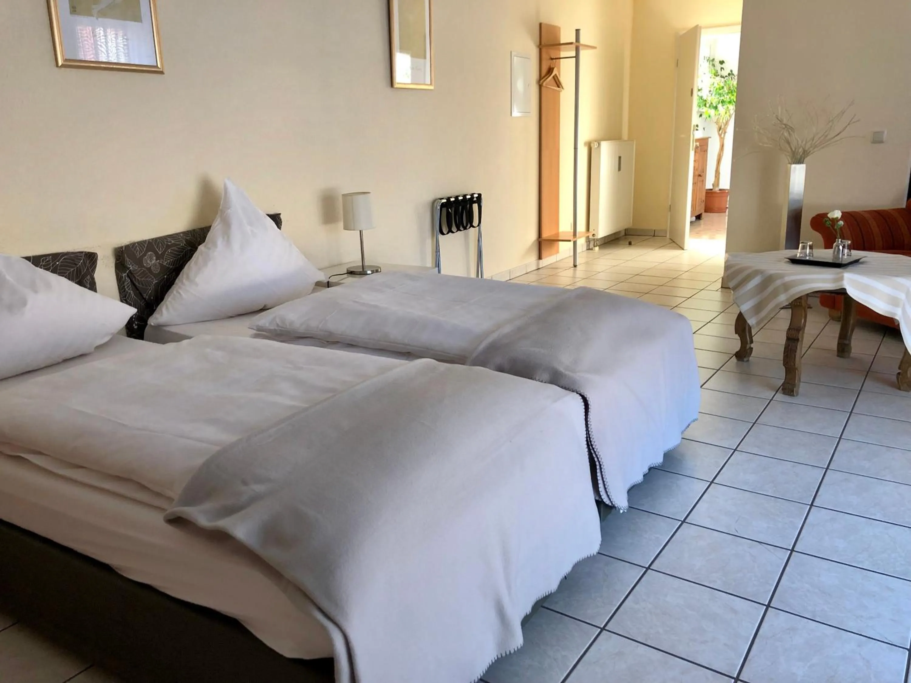 Bed in Hotel Hilgers