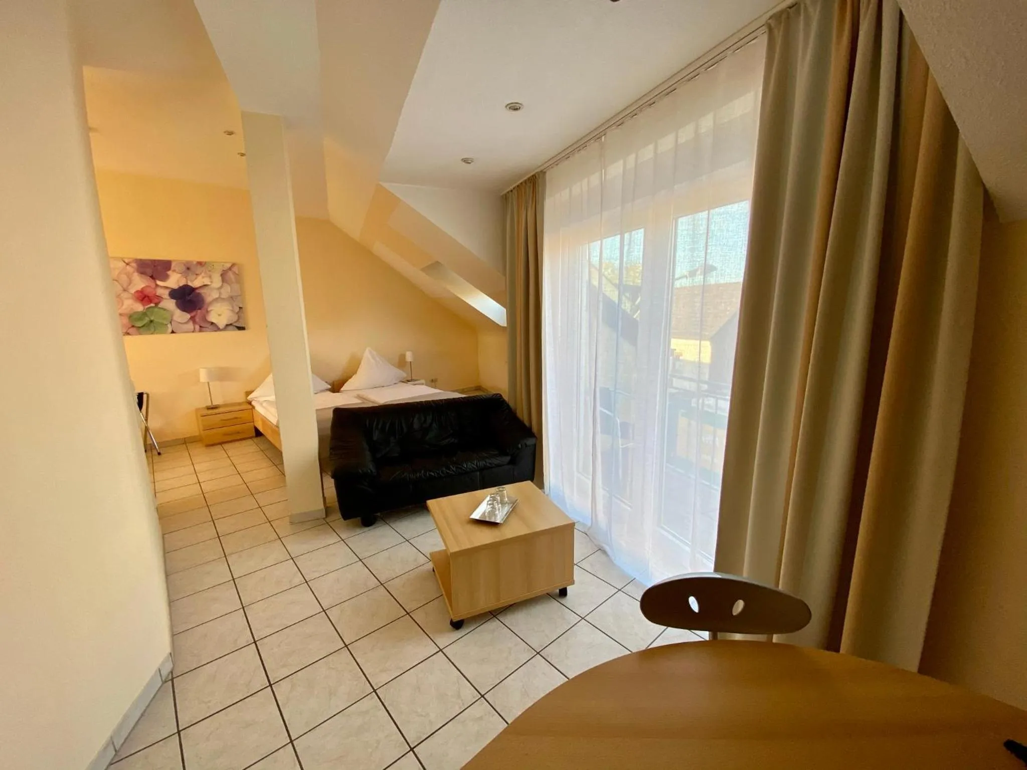 Bed in Hotel Hilgers