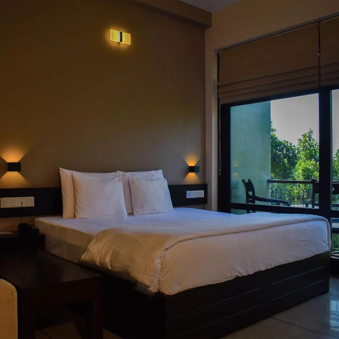 Bed in AHAS GAWWA Eco Lodge