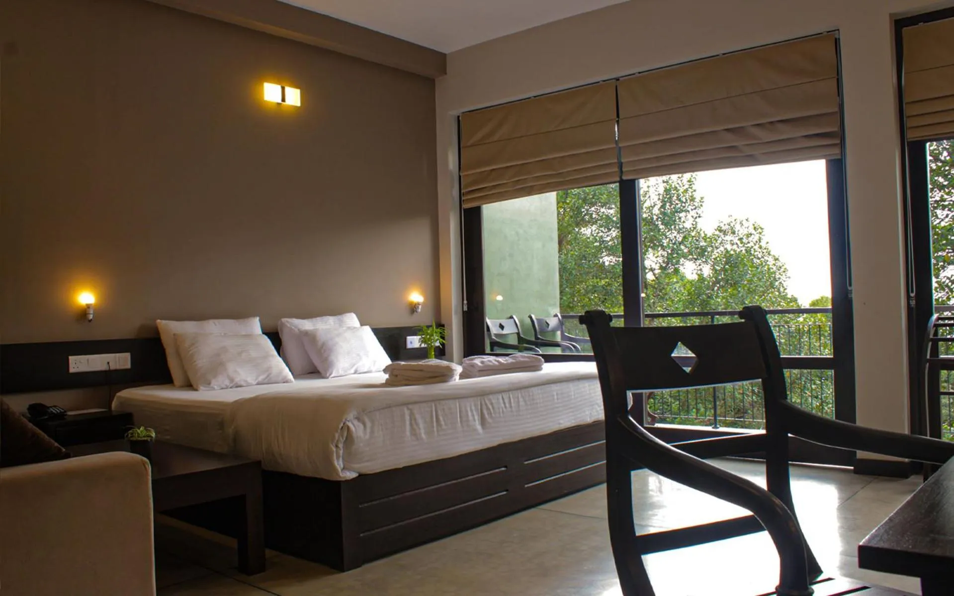 Bed in AHAS GAWWA Eco Lodge