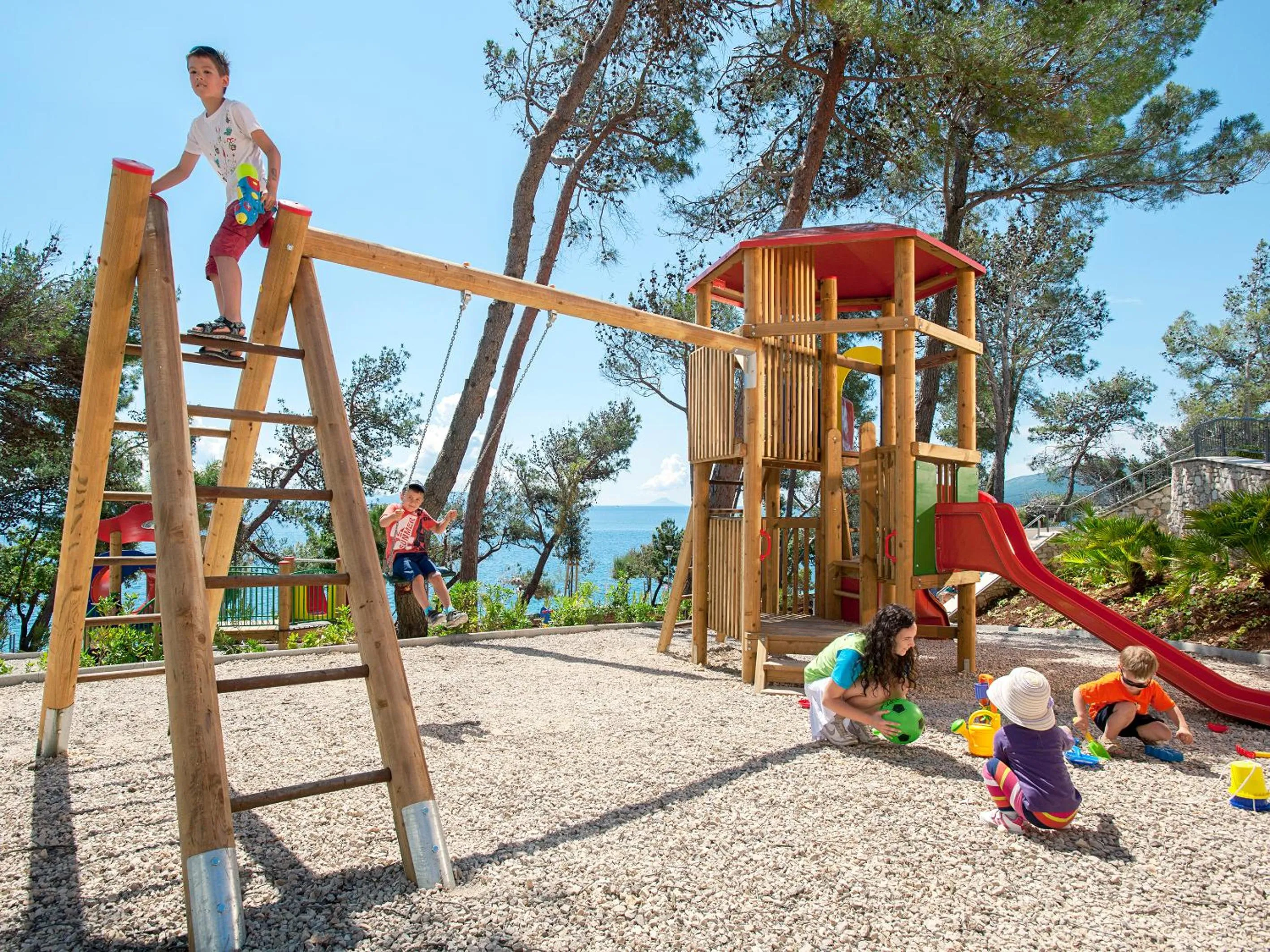 Children play ground in Valamar Sanfior Hotel & Casa