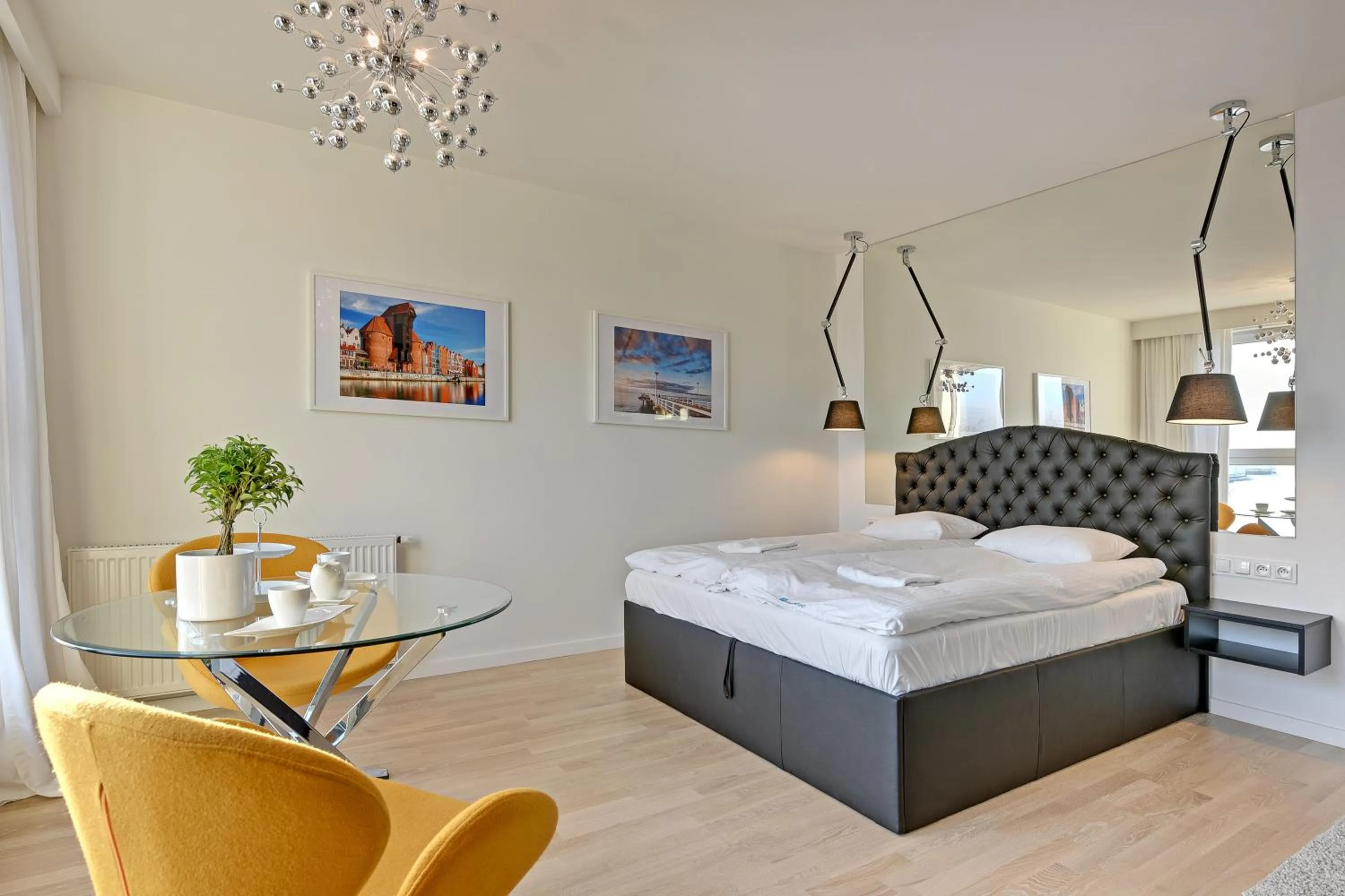 Bed in Angielska Grobla Apartinfo Apartments