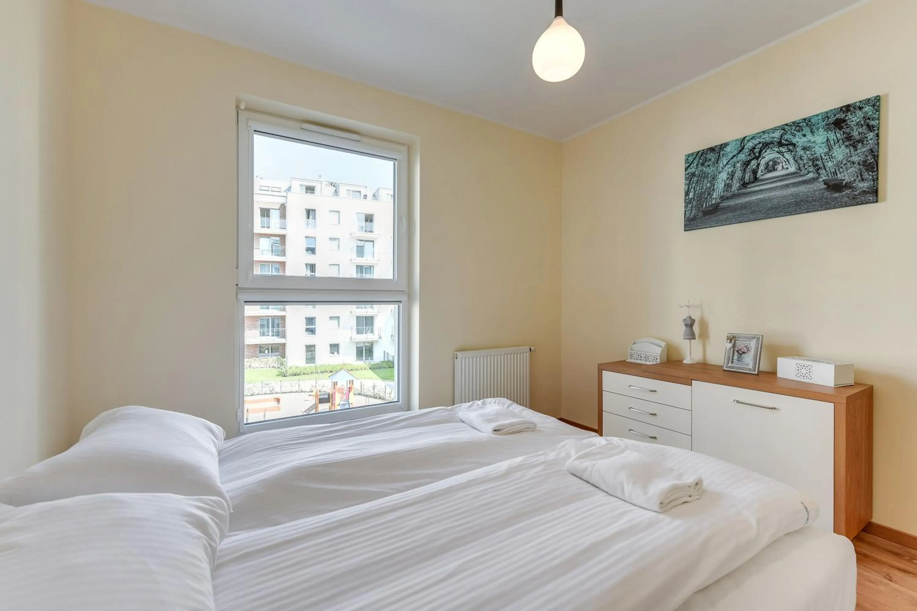 Bed in Angielska Grobla Apartinfo Apartments