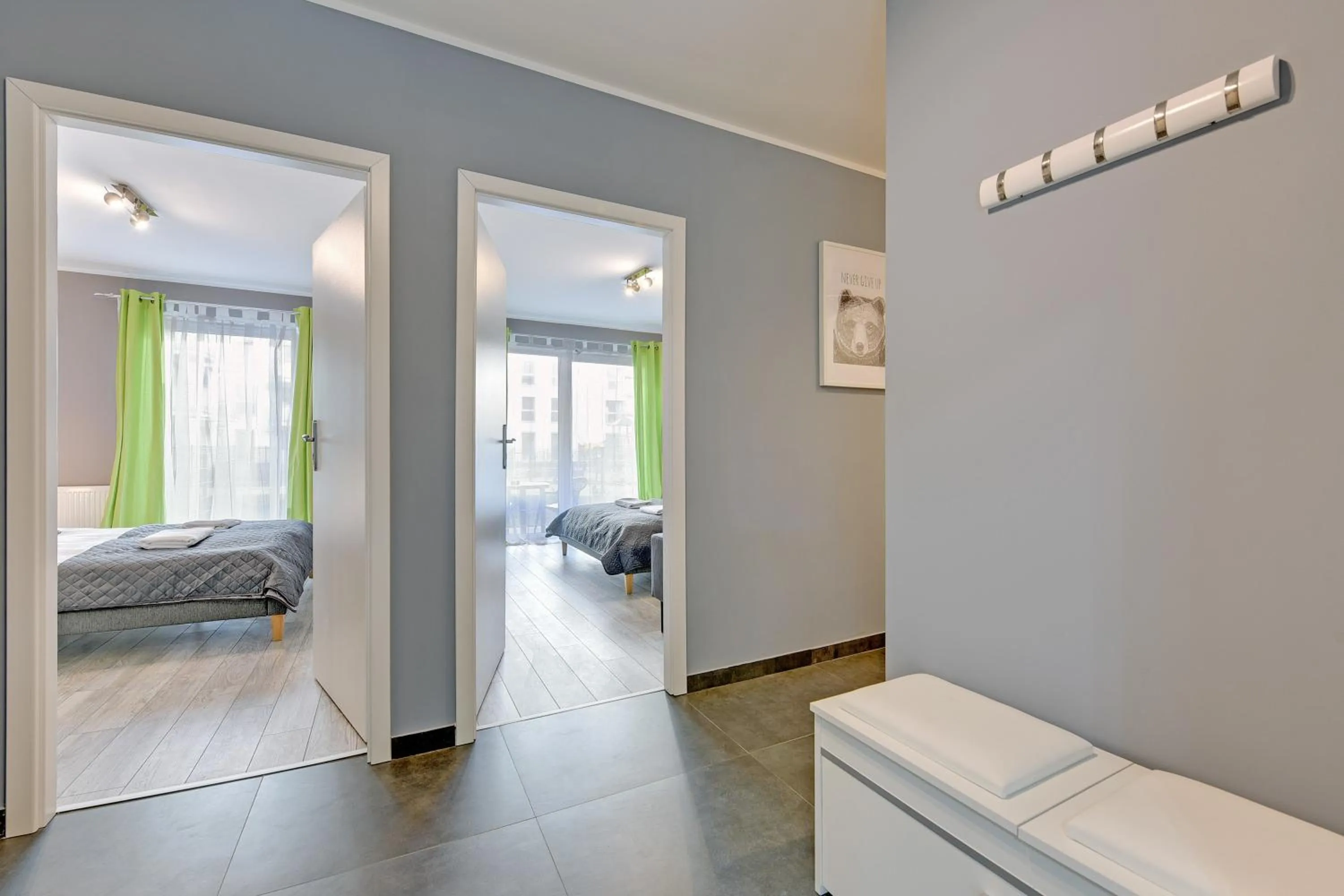 Bed in Angielska Grobla Apartinfo Apartments