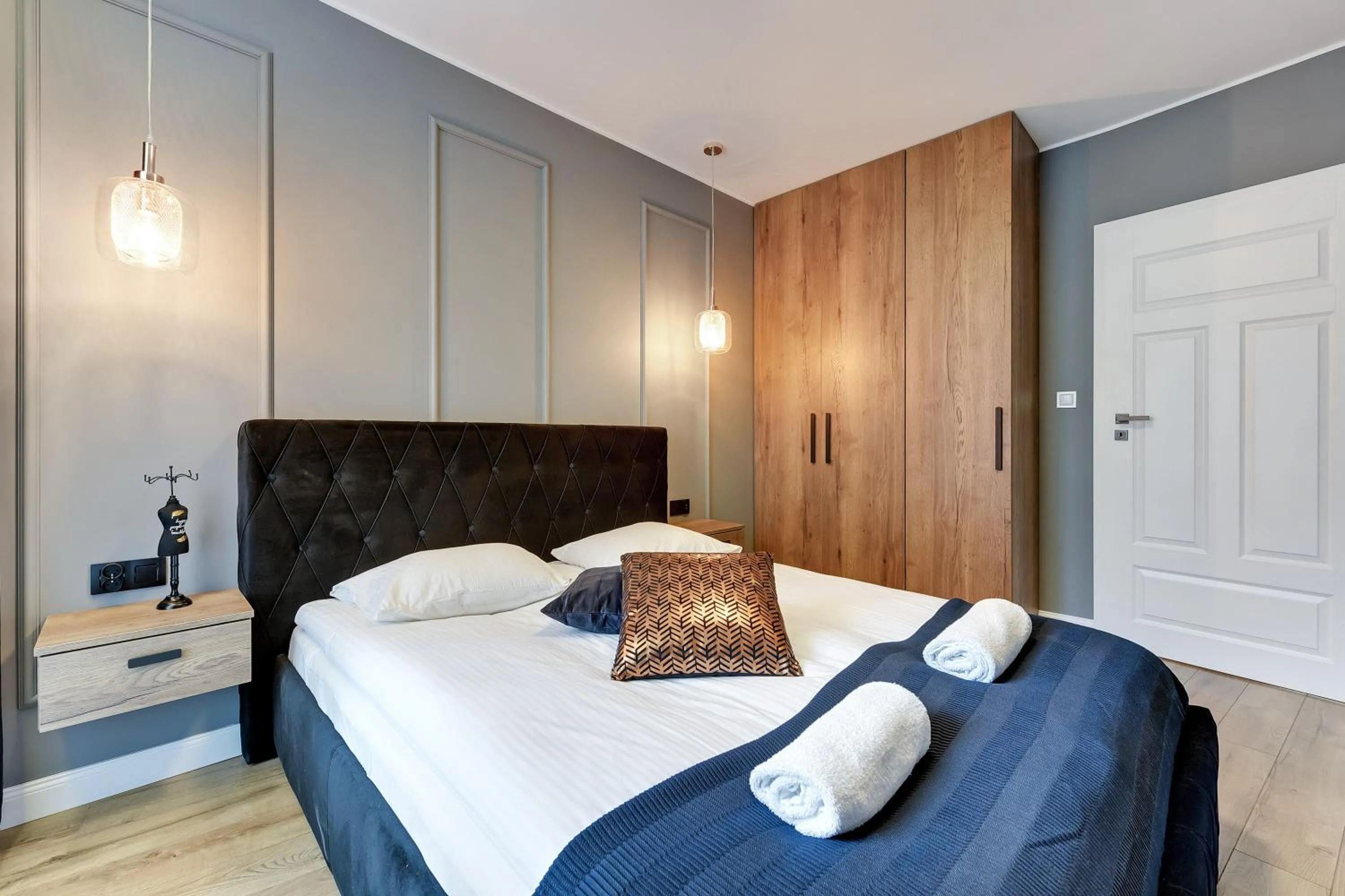 Bed in Angielska Grobla Apartinfo Apartments