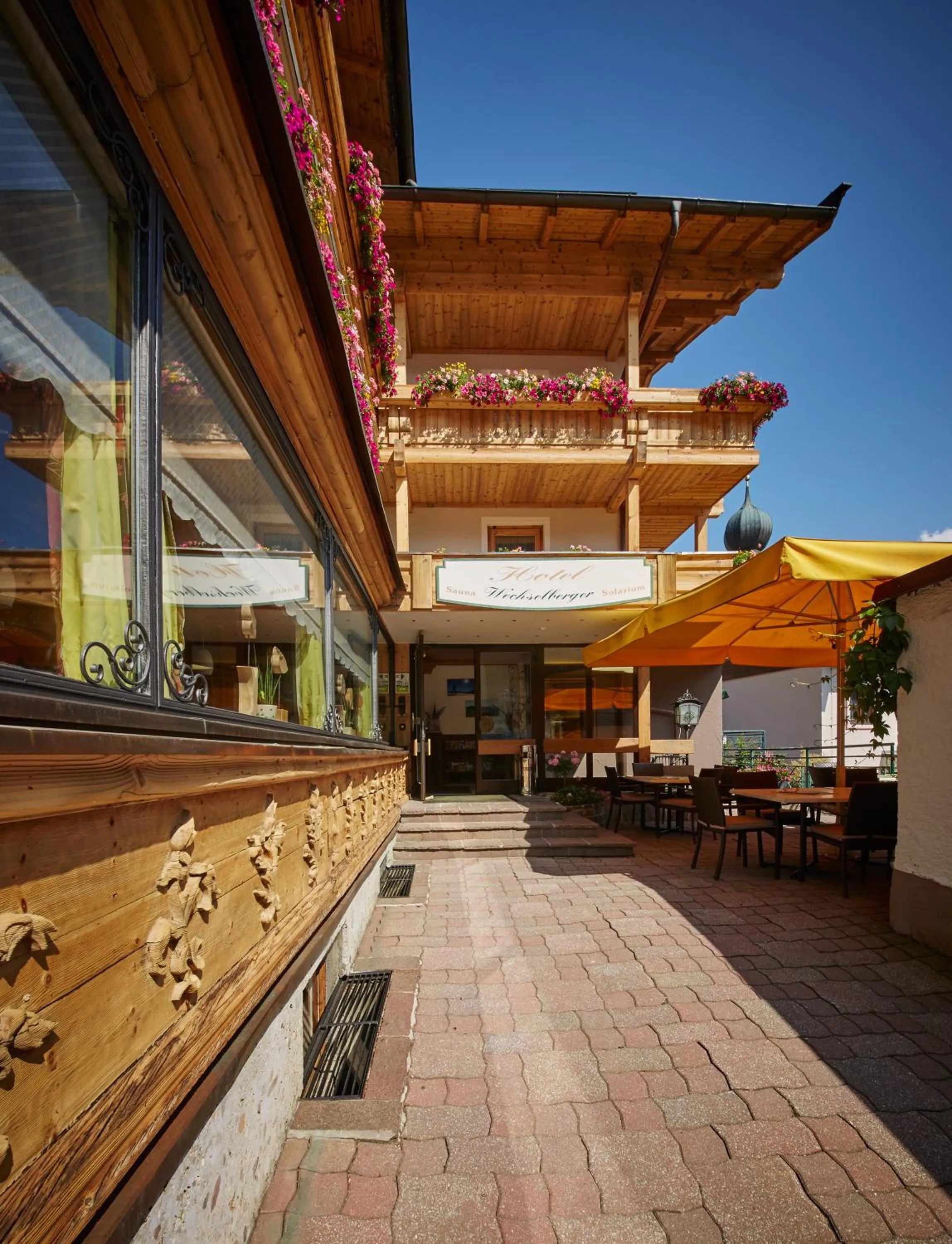 Patio in Hotel Wechselberger by Alpeffect Hotels