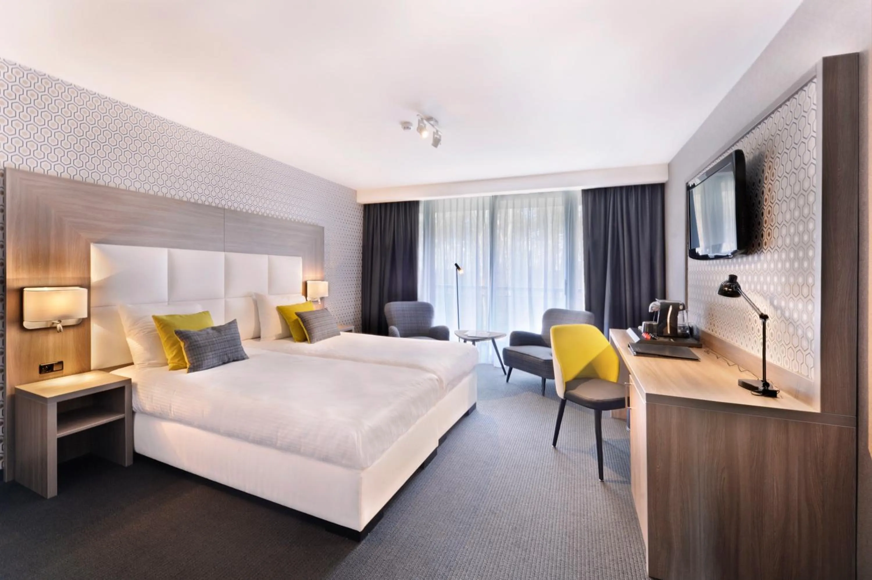 Photo of the whole room, Bed in Van der Valk Hotel Nazareth-Gent