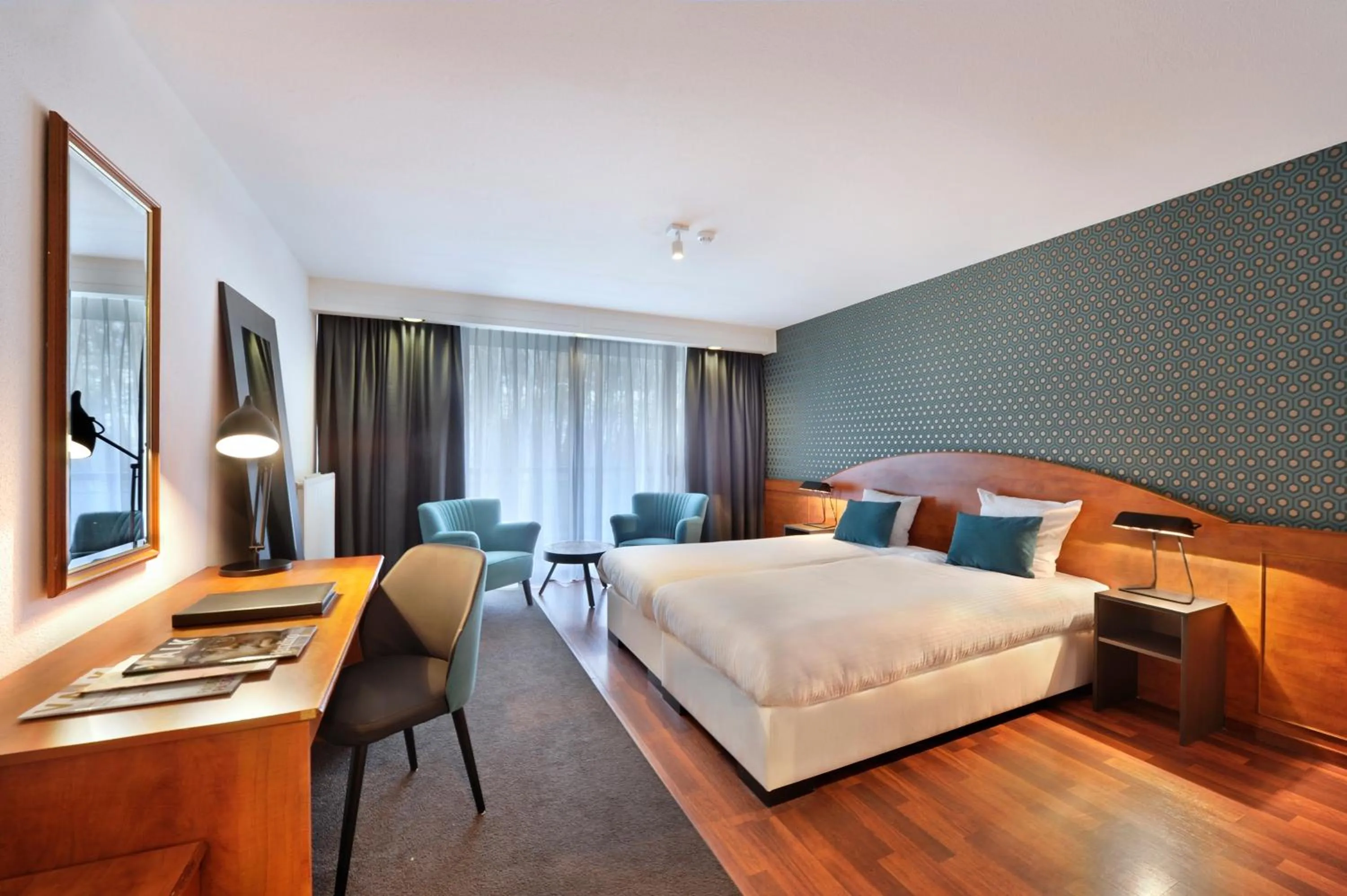 Photo of the whole room, Bed in Van der Valk Hotel Nazareth-Gent