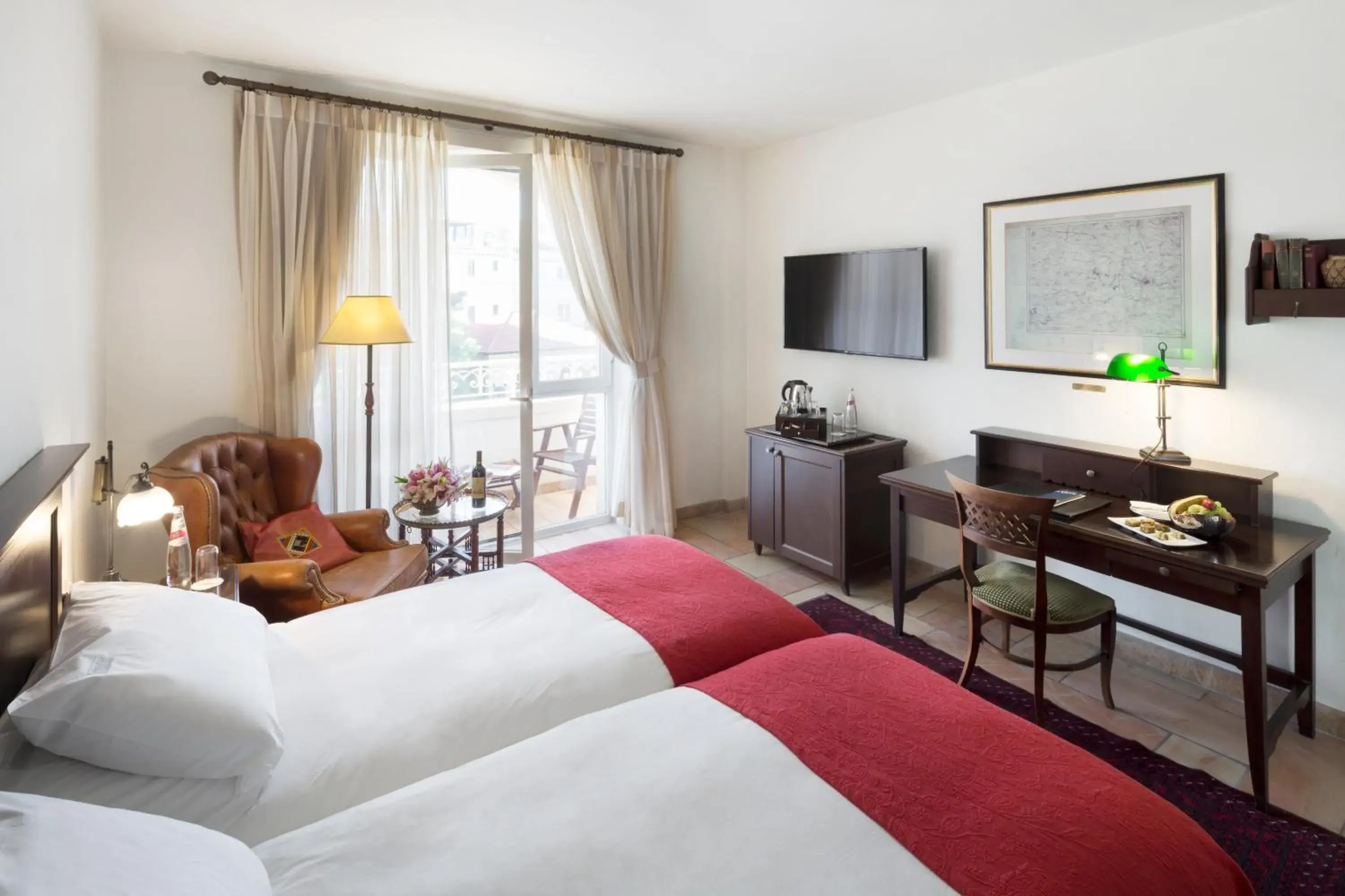 Comfort Double or Twin Room with Balcony in The American Colony Hotel - Small Luxury Hotels of the World Comfort Double or Twin Room with Balcony in The American Colony Hotel - Small Luxury Hotels of the World
