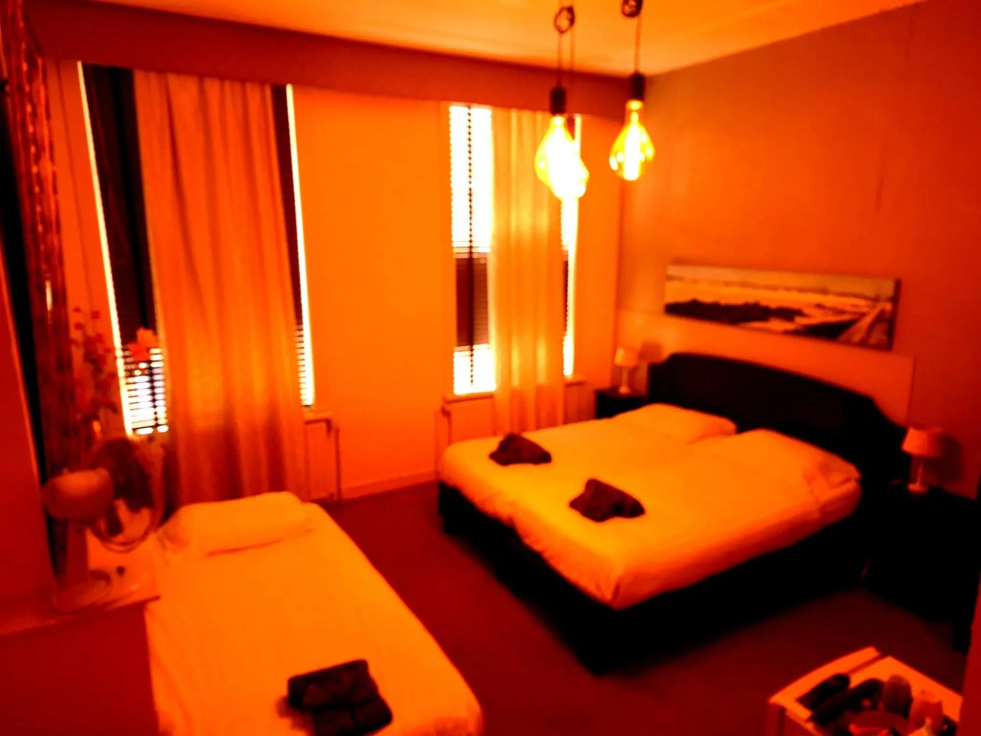 Bedroom, Bed in Hotel Kuiperduin