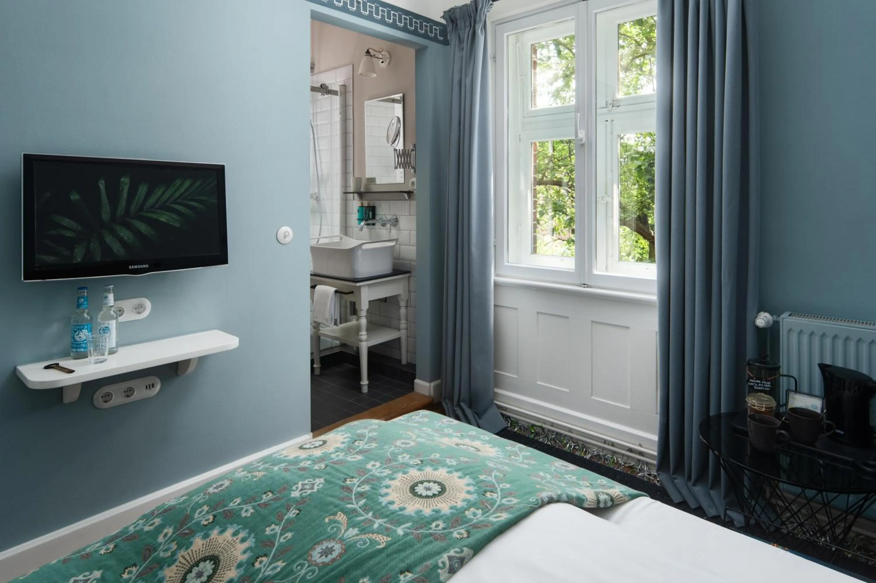 Bed in Landhaus Flottbek Boutique Hotel