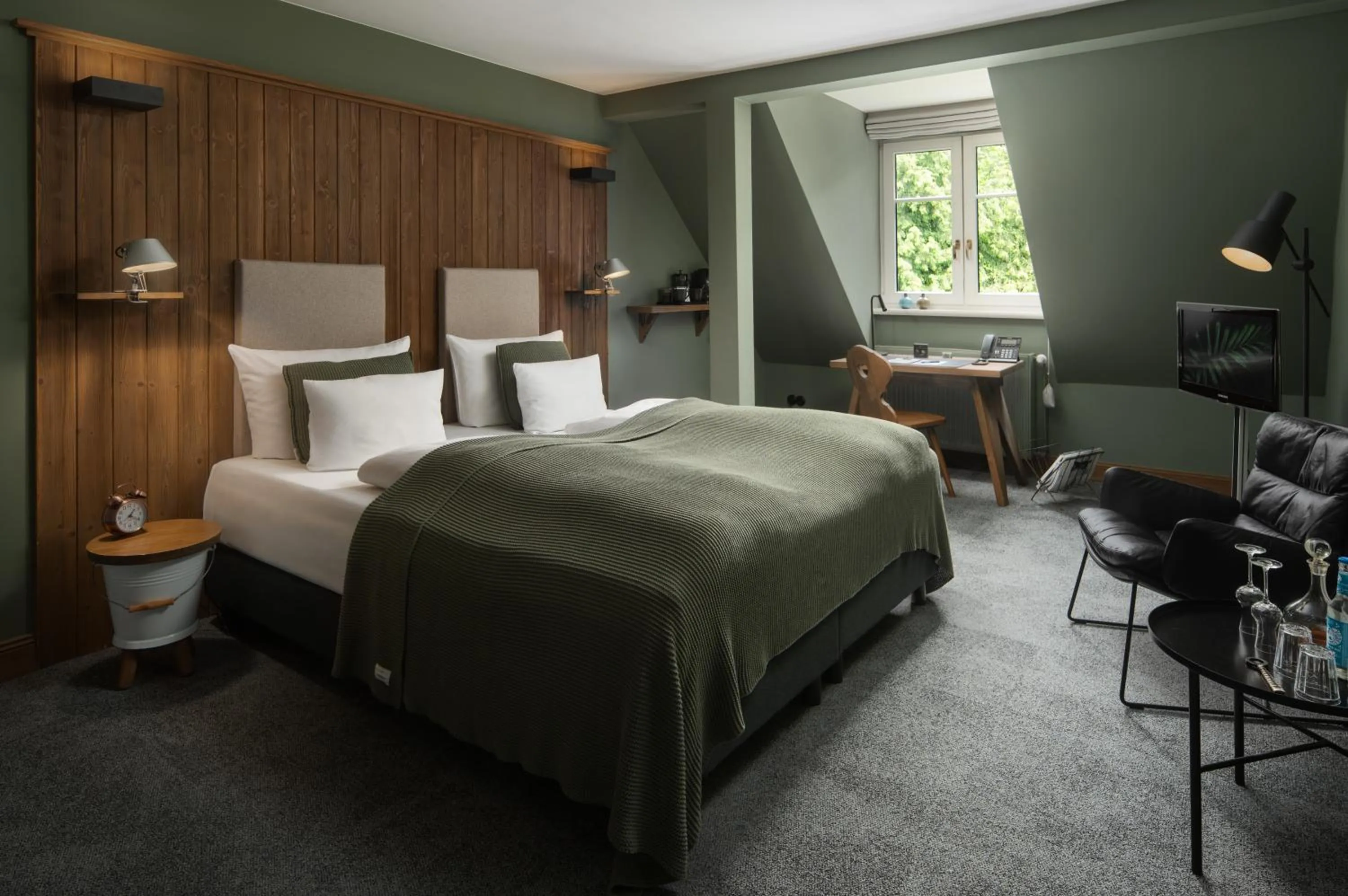 Bedroom, Bed in Landhaus Flottbek Boutique Hotel