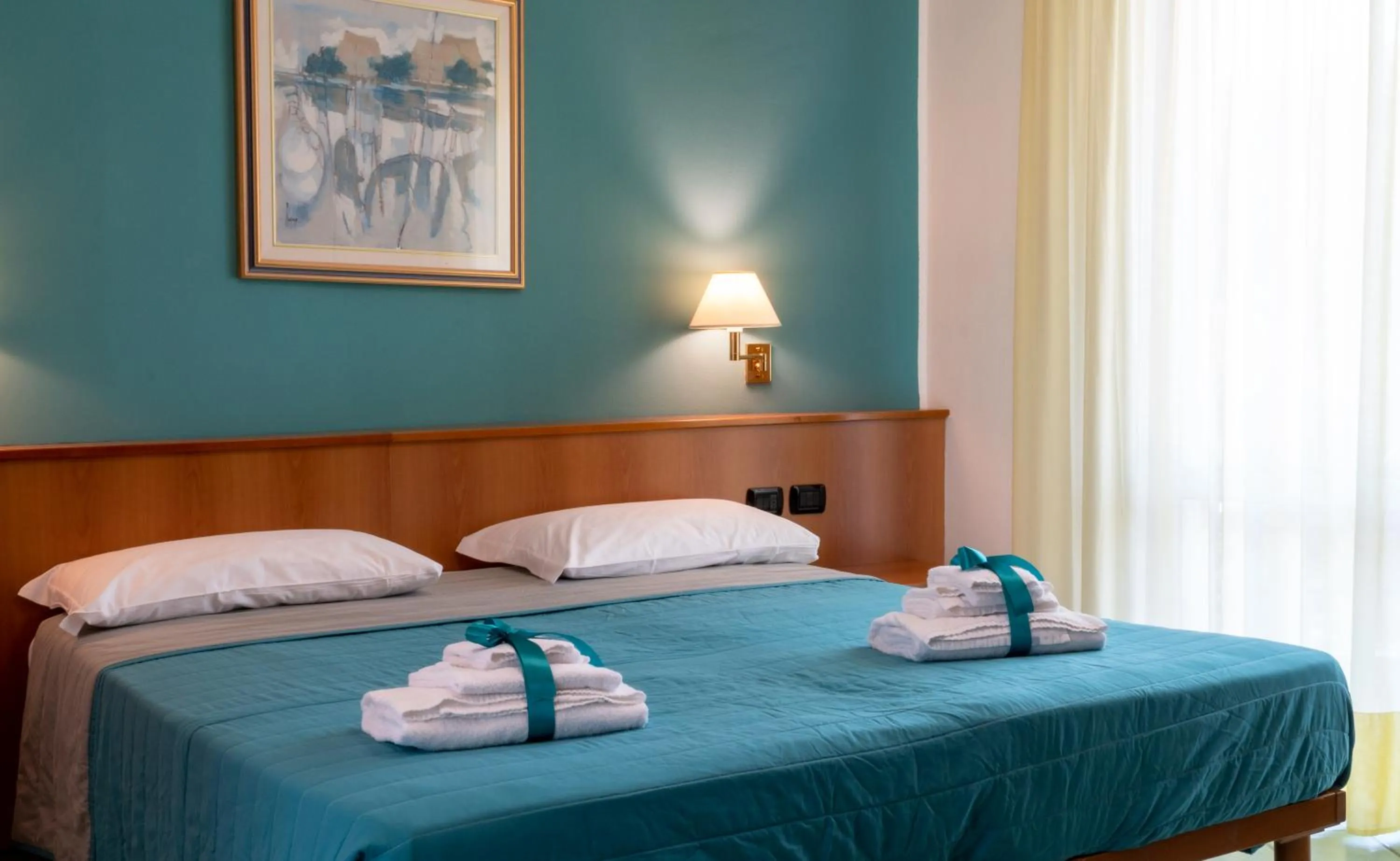 Bedroom, Bed in Hotel Alisei