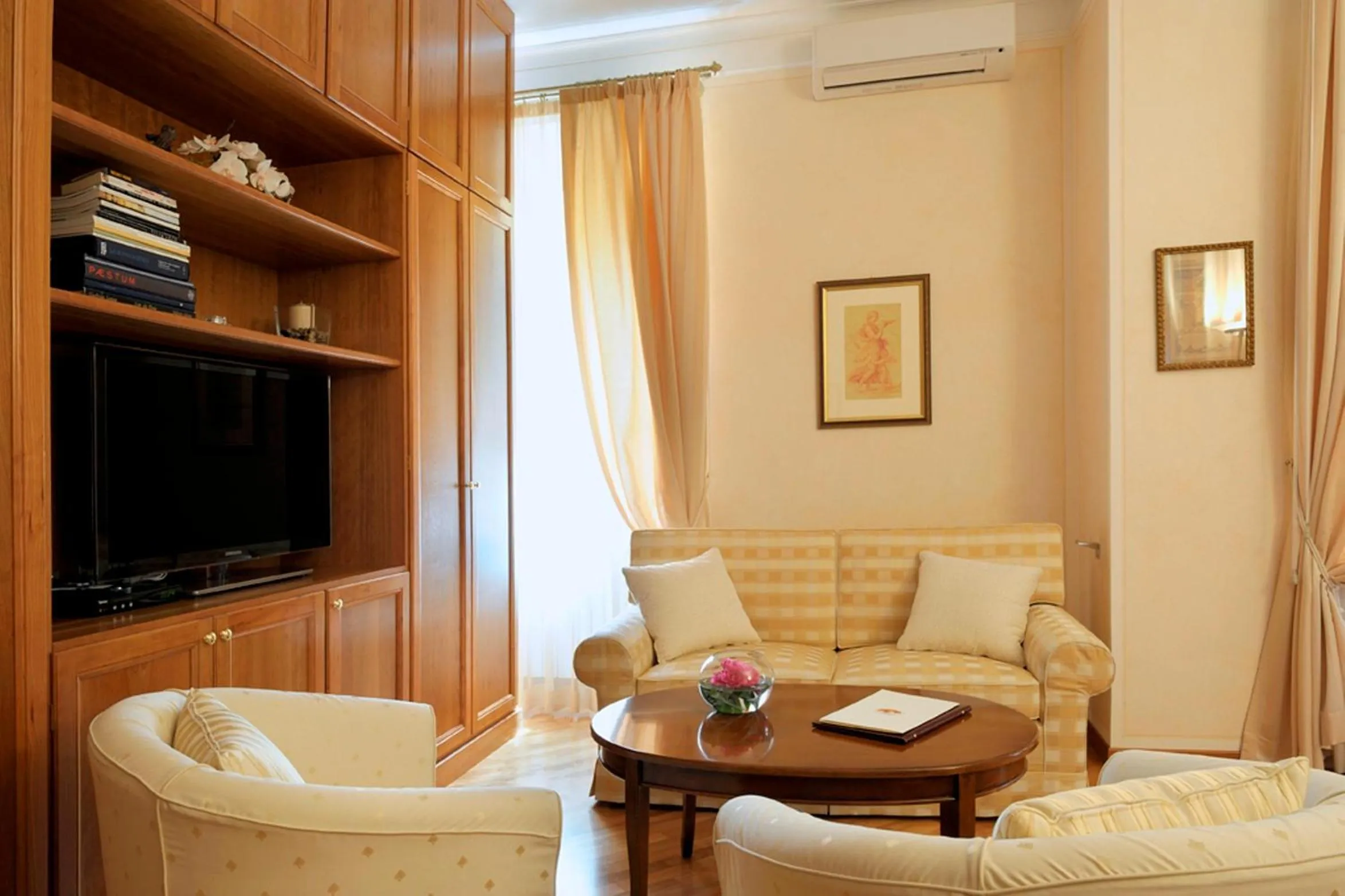 Living room in Dea Suite Roma