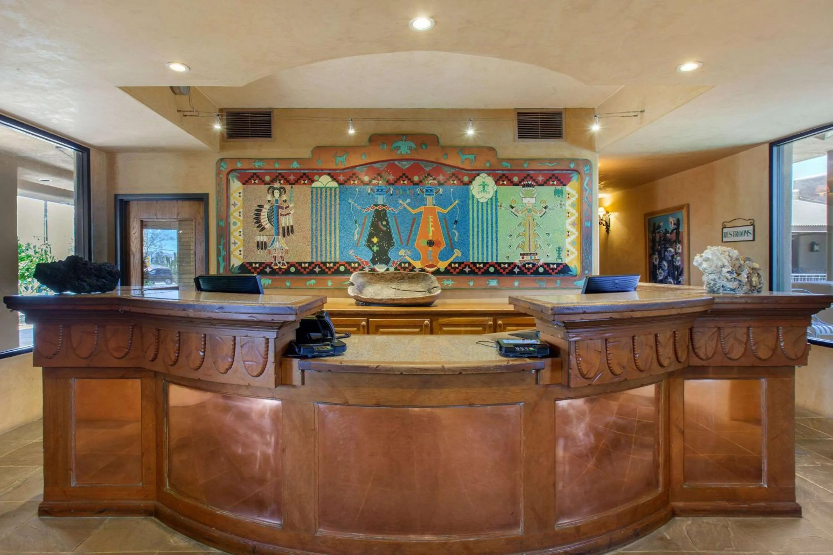 Lobby or reception in La Posada Lodge & Casitas, an Ascend Collection Hotel