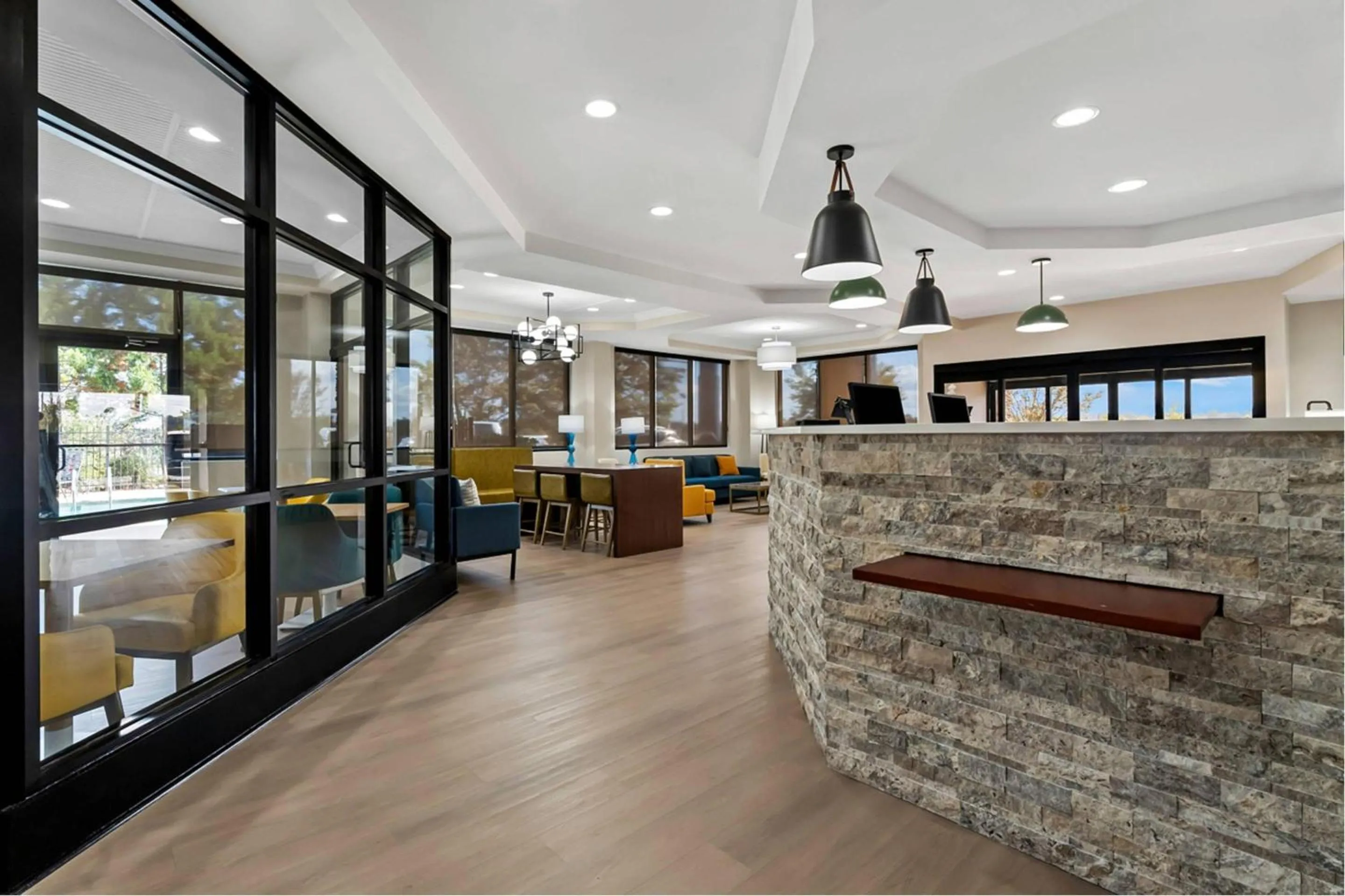 Lobby or reception in Comfort Suites Augusta Riverwatch