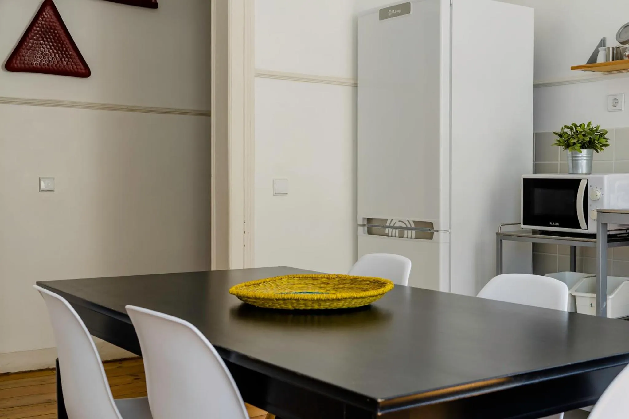 Seating area in The Color Hostel