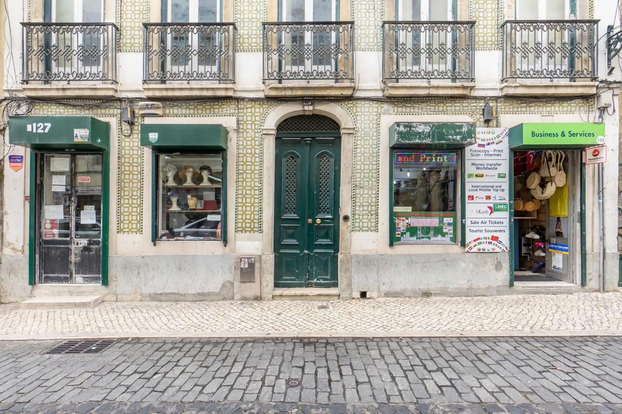Street view in The Color Hostel