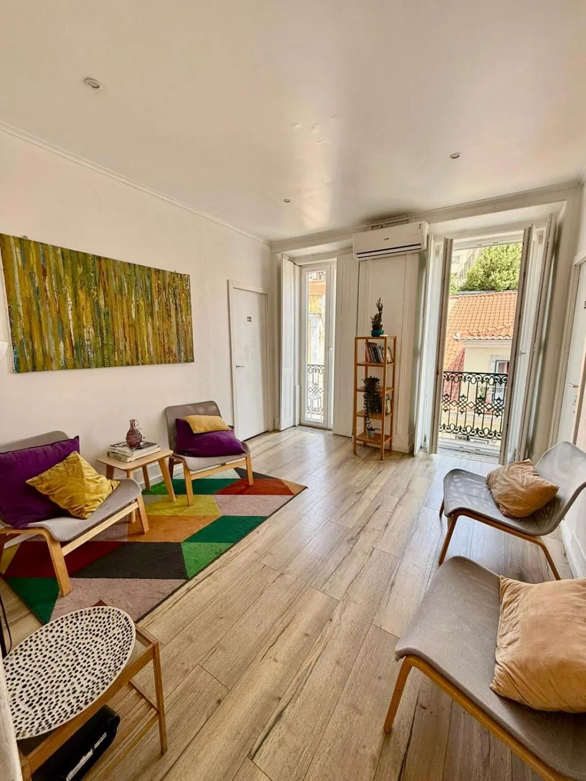 Living room in The Color Hostel