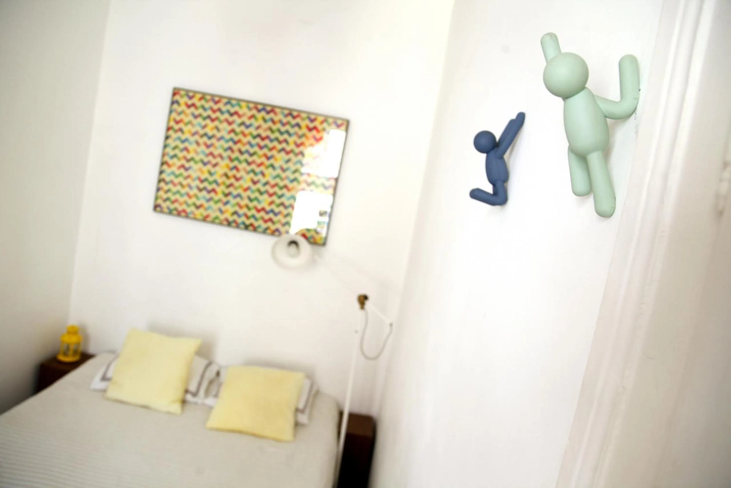 Decorative detail, Bed in The Color Hostel