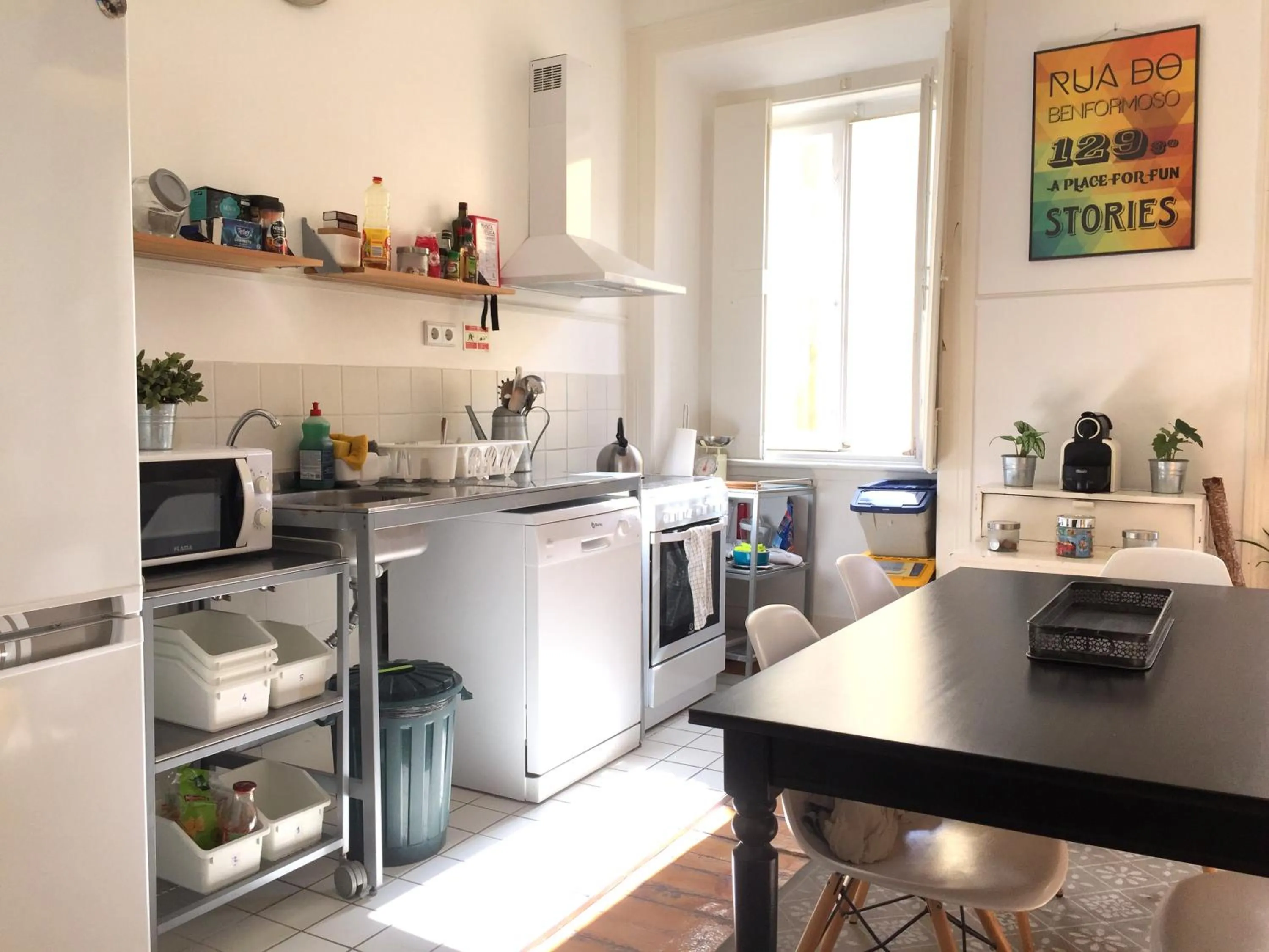 kitchen in The Color Hostel