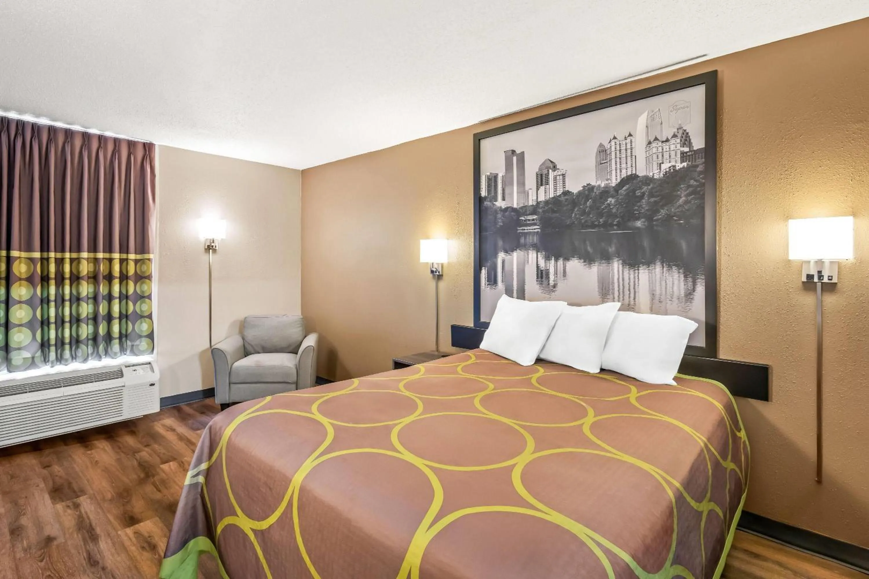 Bed in Super 8 by Wyndham Commerce