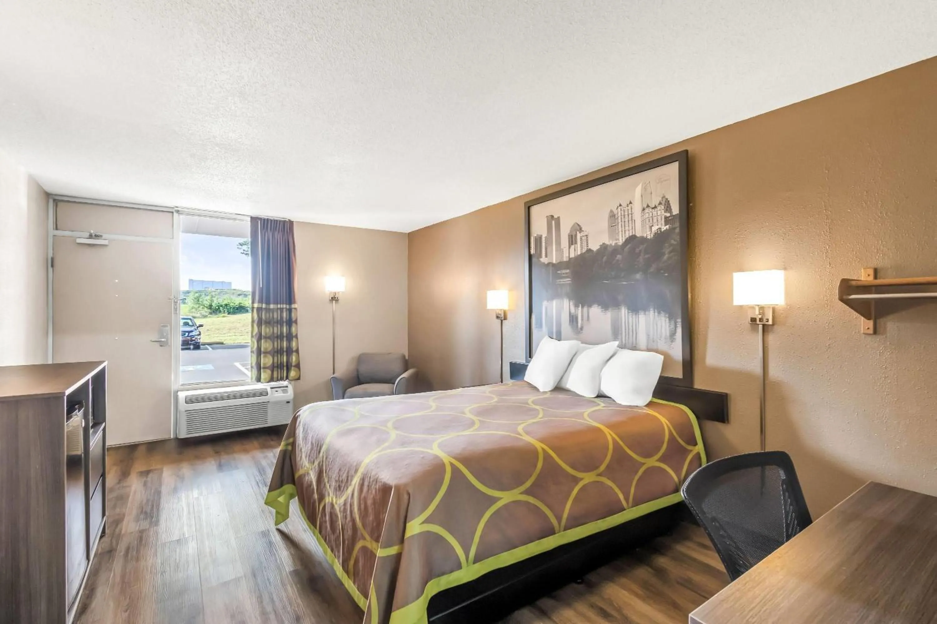 Bed in Super 8 by Wyndham Commerce