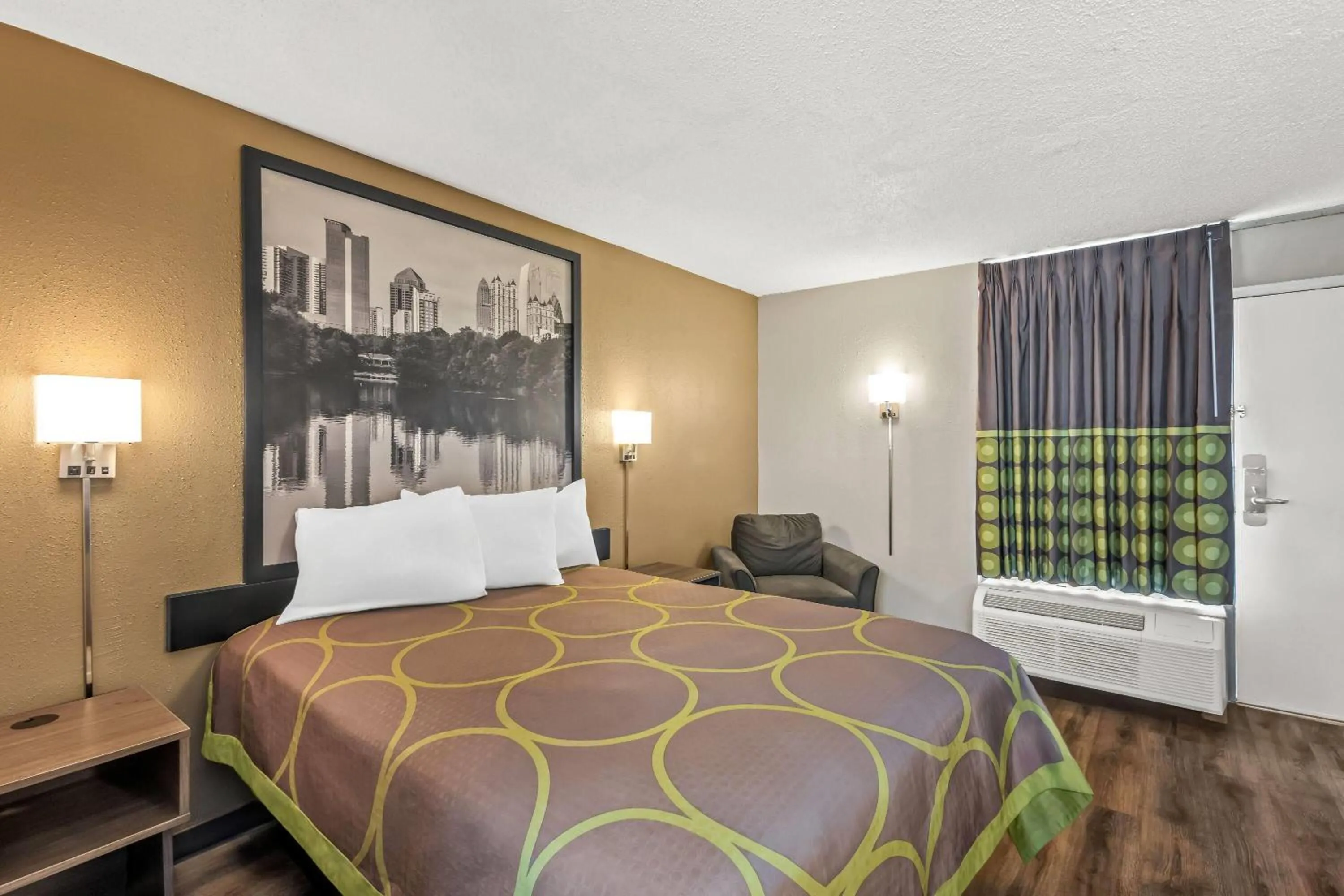 Bed in Super 8 by Wyndham Commerce