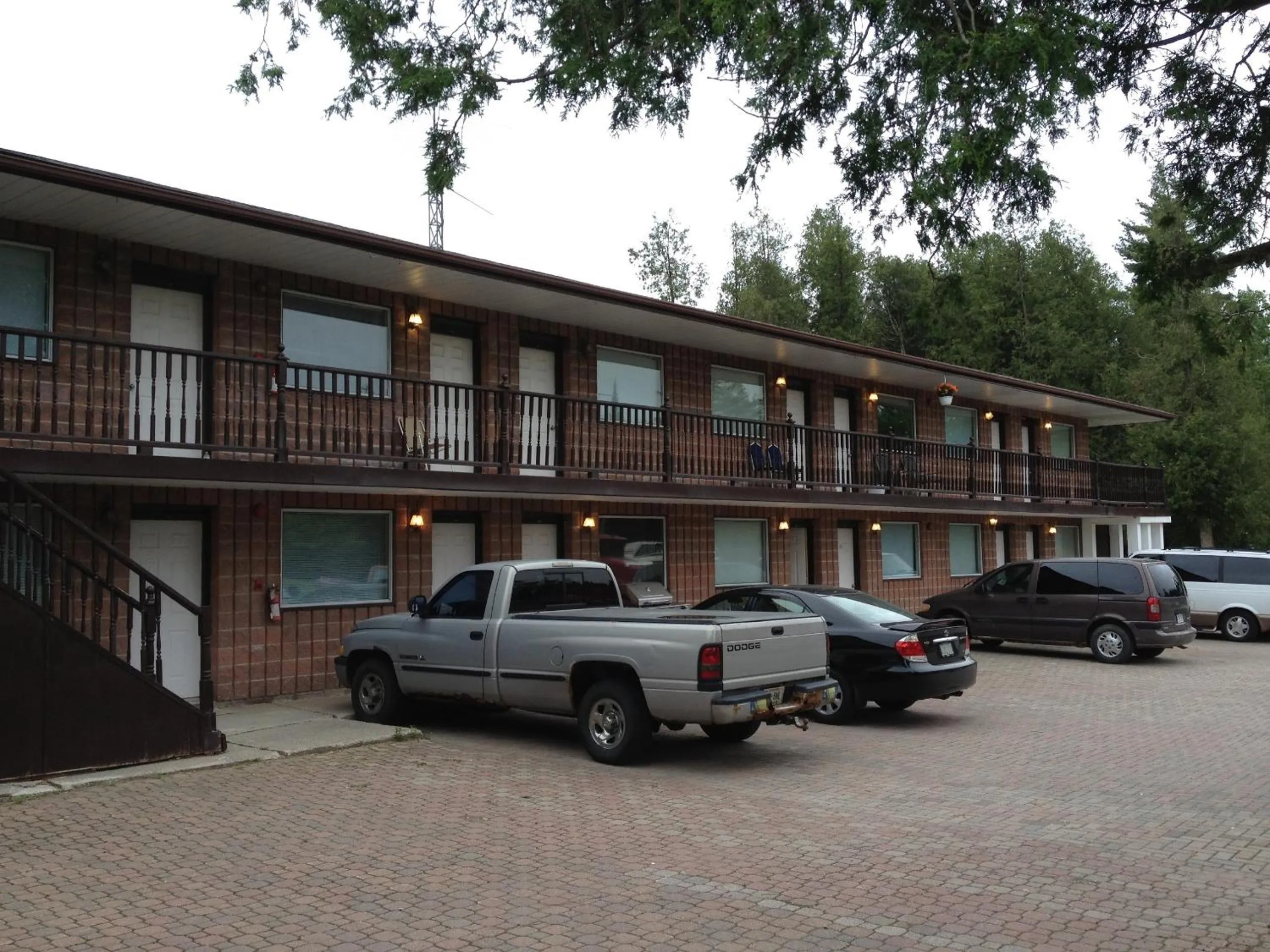 Property building in Cedar Springs Motel