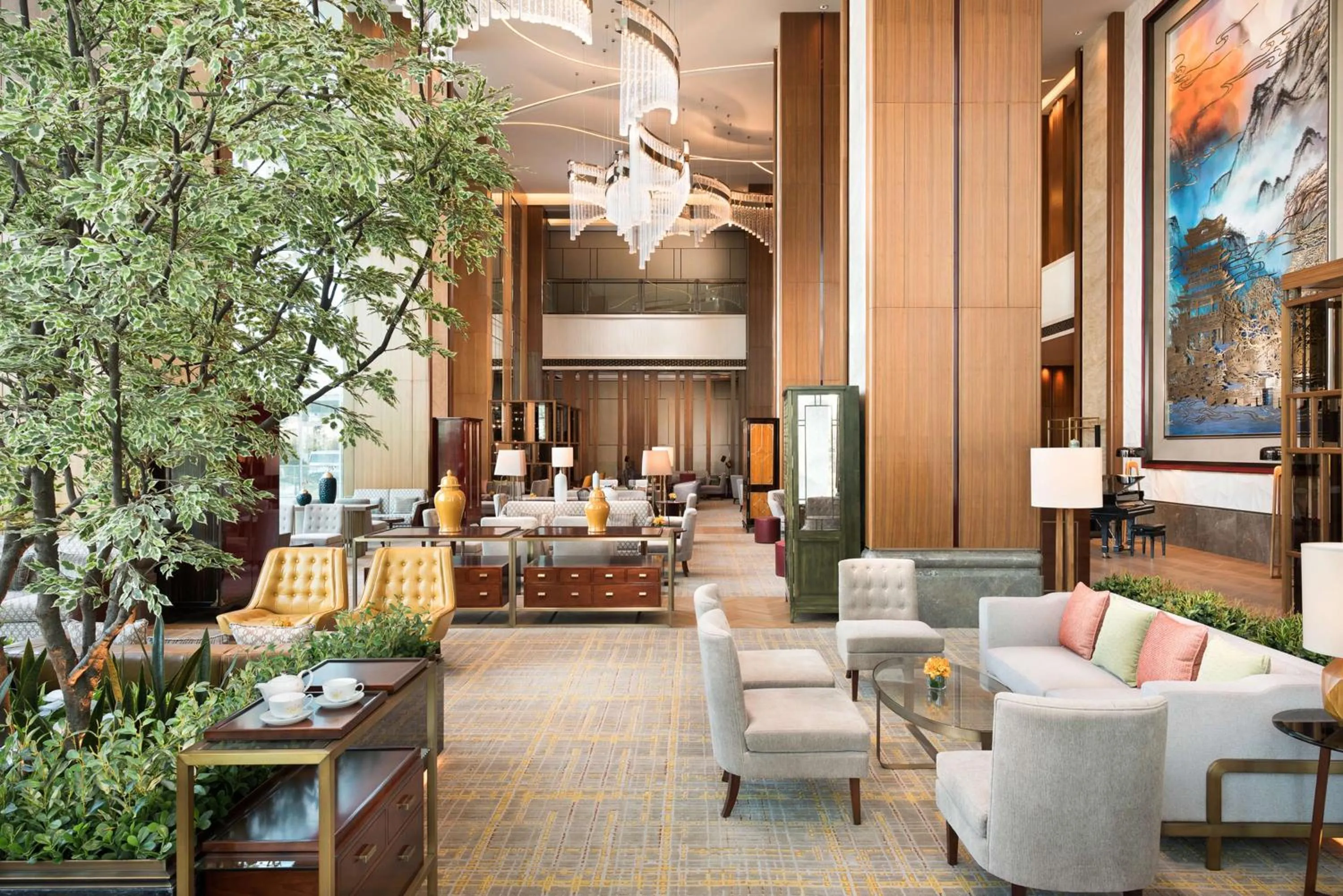 Lounge or bar in Shangri-La Jinan