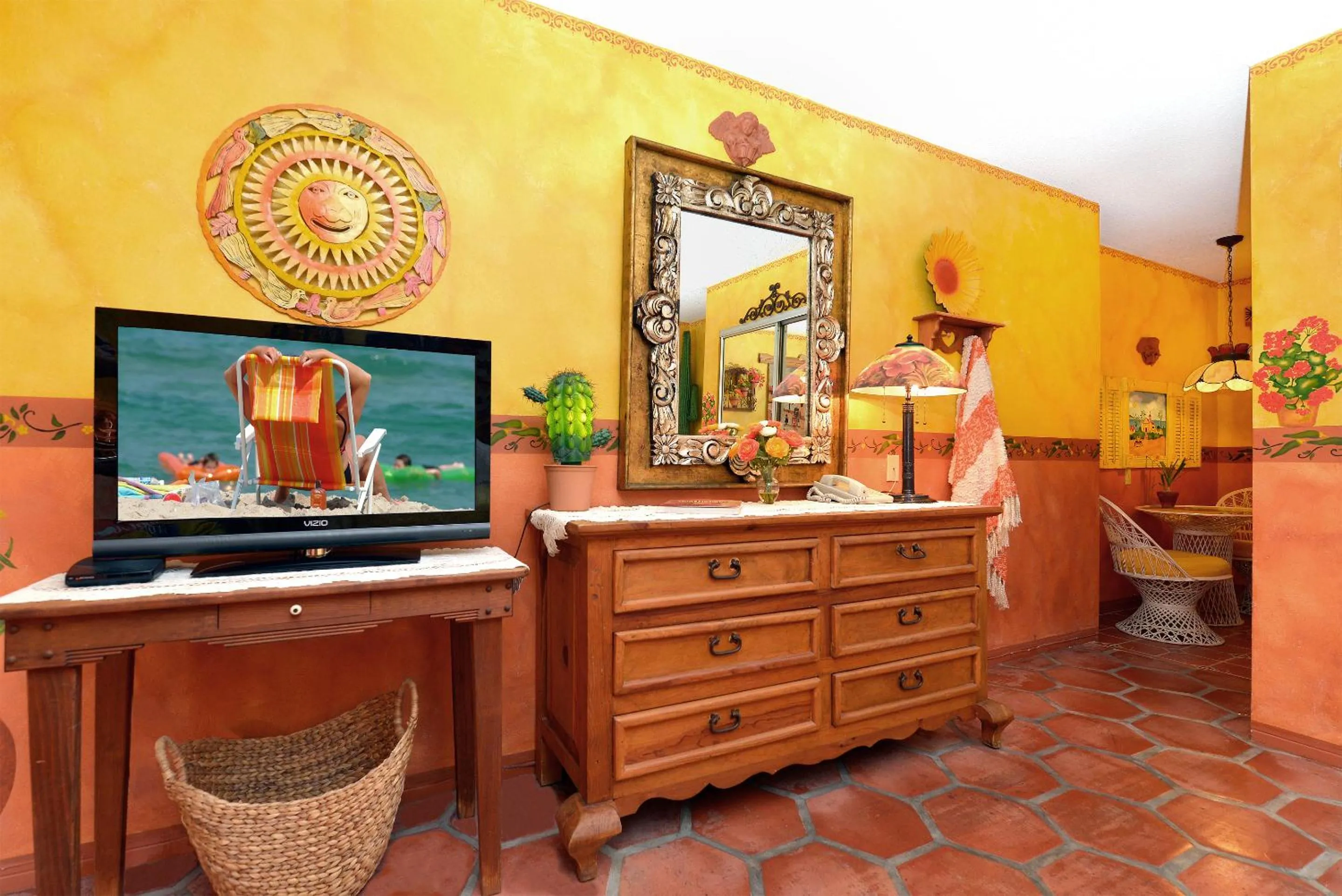 Living room in Blue Seas Courtyard