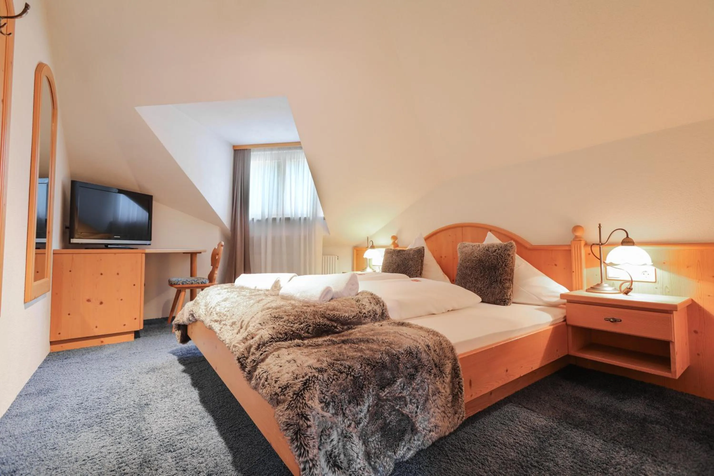 Bed in Chalet Madlein