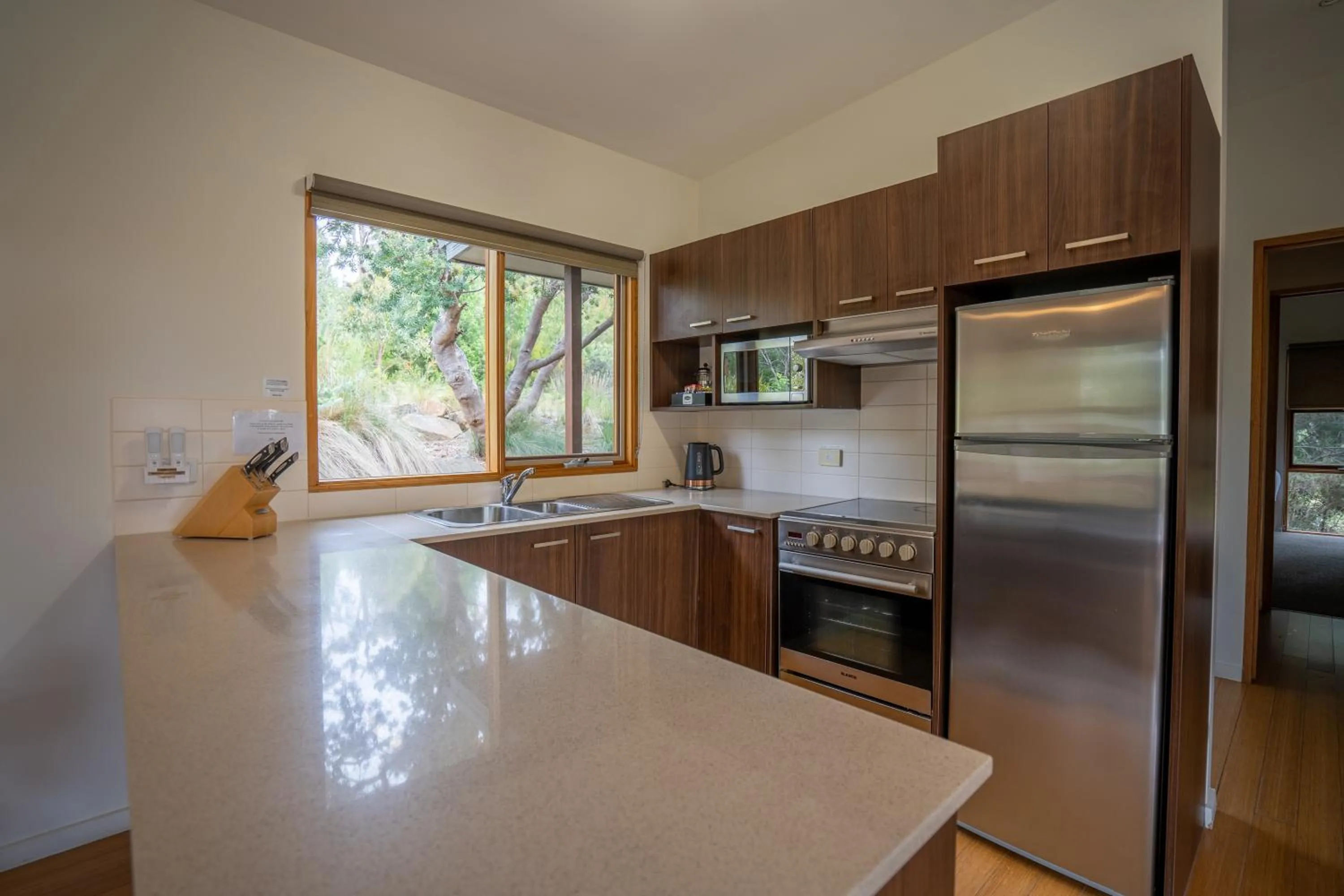 Kitchen or kitchenette in Stewarts Bay Lodge