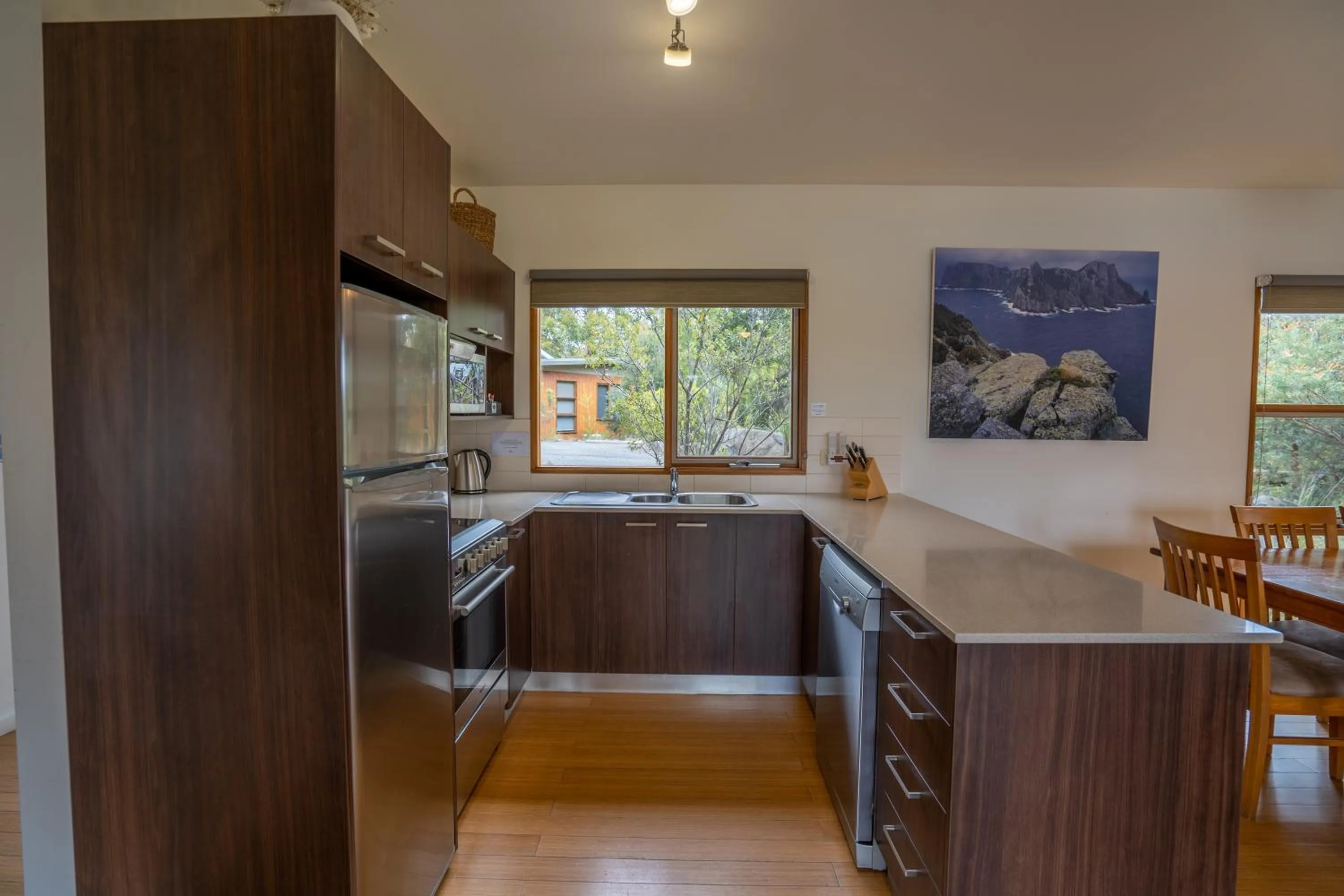 Kitchen or kitchenette in Stewarts Bay Lodge