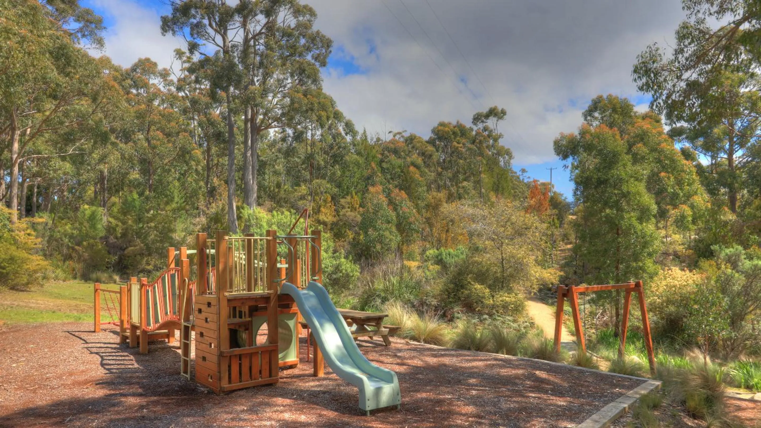 Children play ground in Stewarts Bay Lodge
