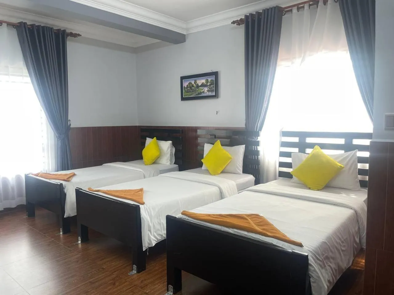 Bed in Jasmine Lodge Siem Reap