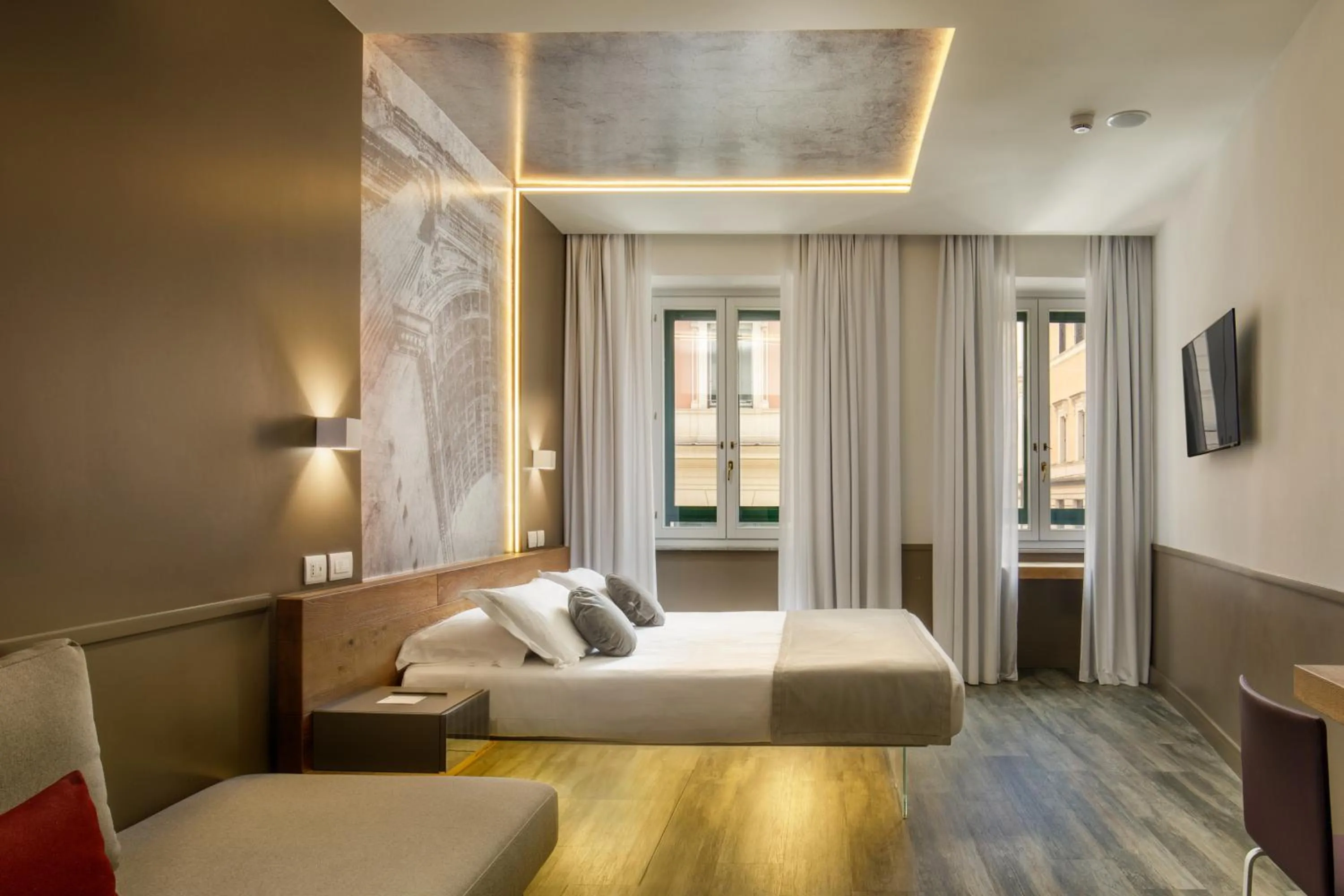 Bedroom, Bed in Hotel Regno