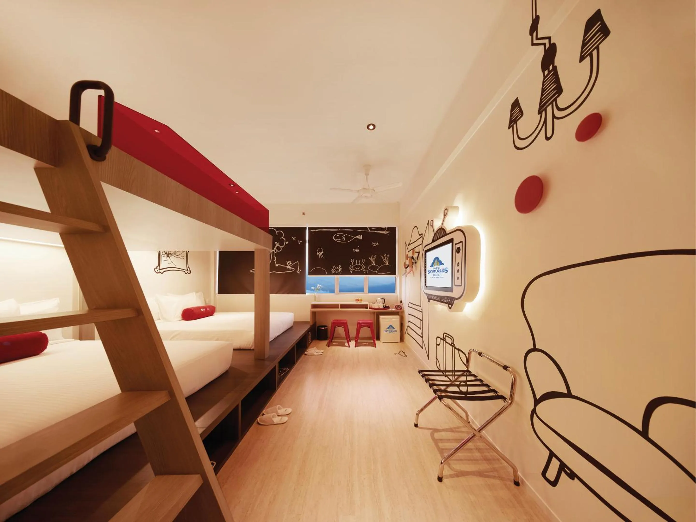 bunk bed, Bed in Resorts World Genting - Genting SkyWorlds Hotel