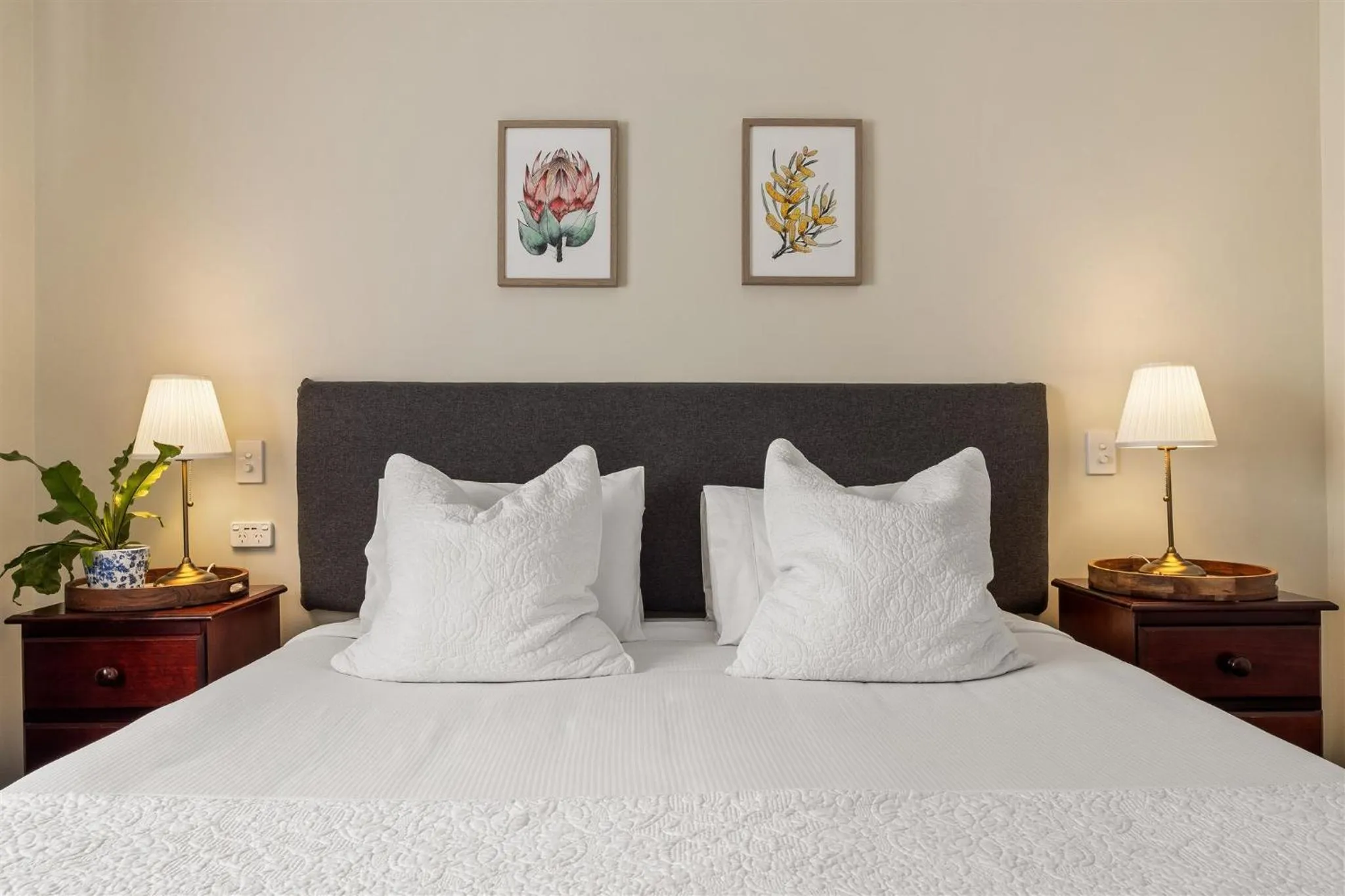 Bed in Margaret River Guest House